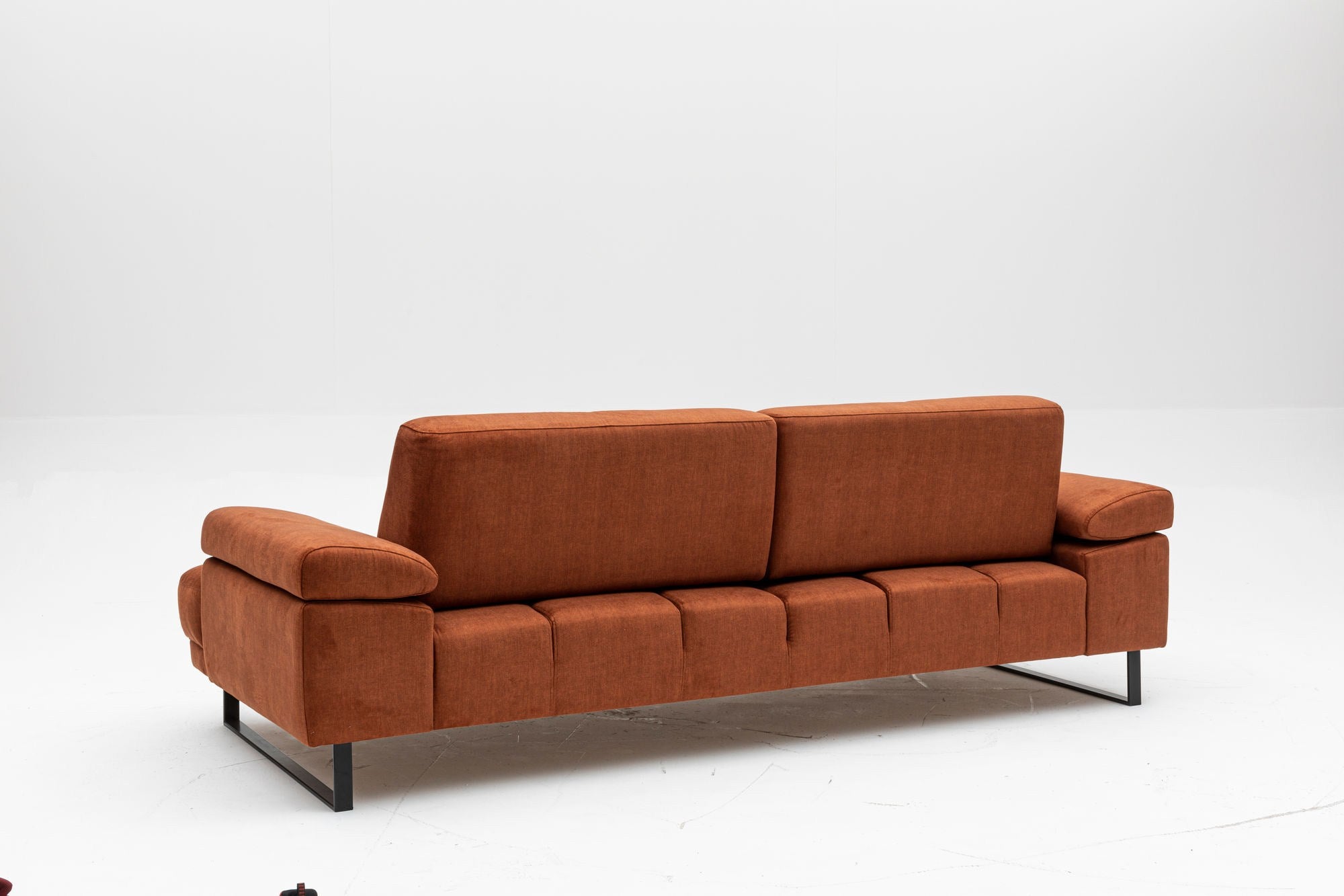Mustang - Orange 3-Seater Sofa - Orange