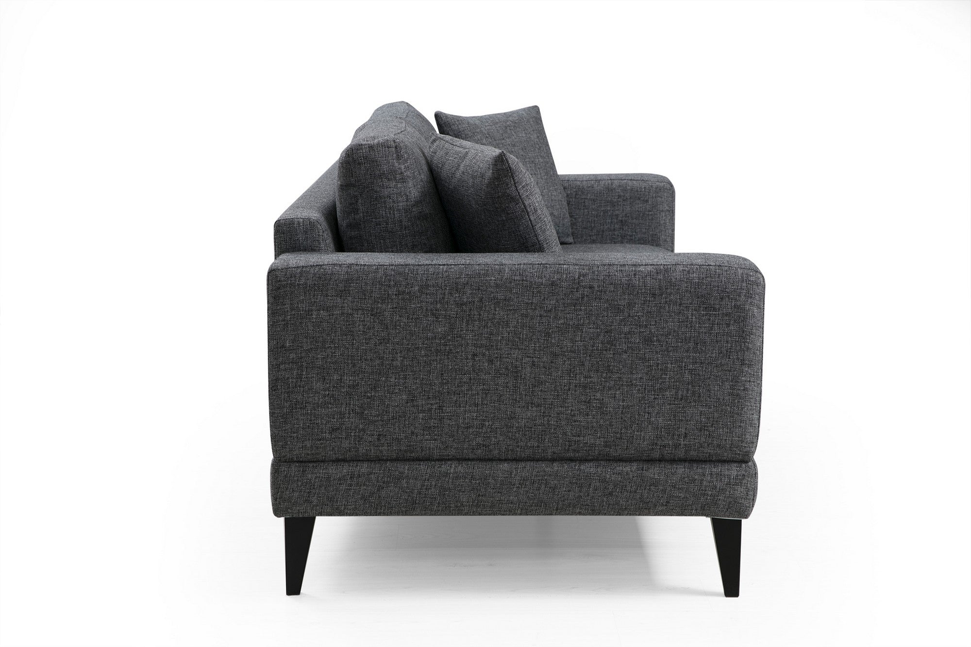 Nordic – Dark Grey 2 Seater Sofa | Compact Modern Couch for Two