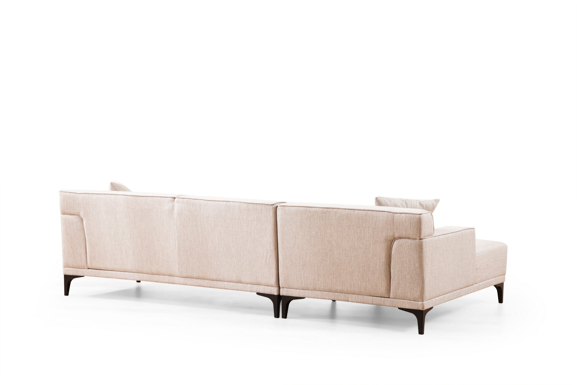 Petra – White L Shape Corner Sofa | Designer Sectional for Living Room