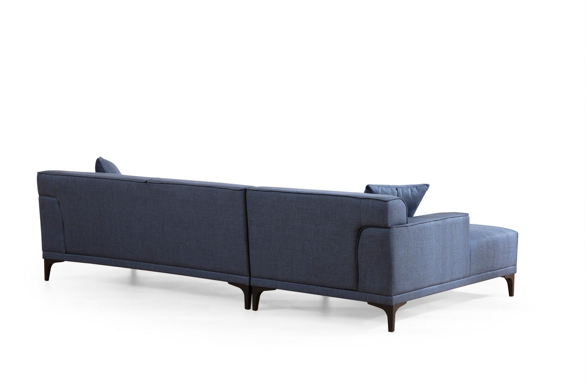 Petra – Blue L Shape Corner Sofa | Designer Sectional for Living Room