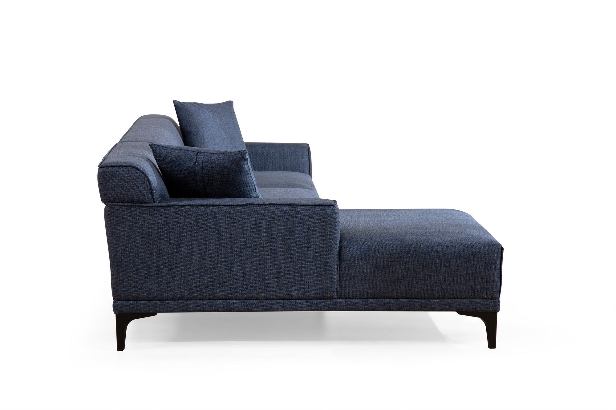 Petra – Blue L Shape Corner Sofa | Designer Sectional for Living Room