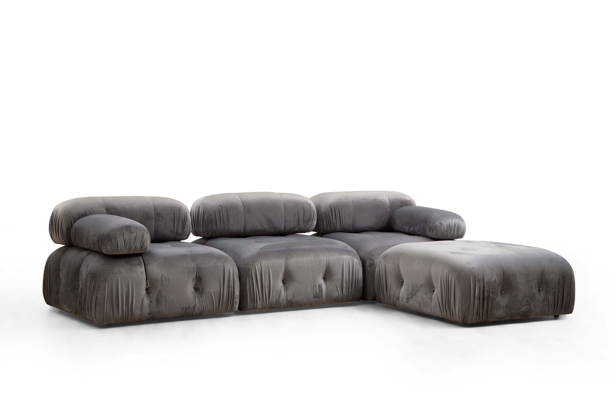 Bubble – Grey L Shape Corner Sofa | Designer Sectional for Living Room