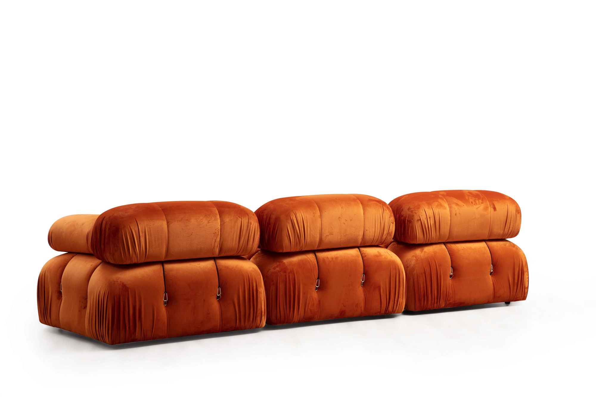 Bubble – Orange L Shape Corner Sofa | Designer Sectional for Living Room