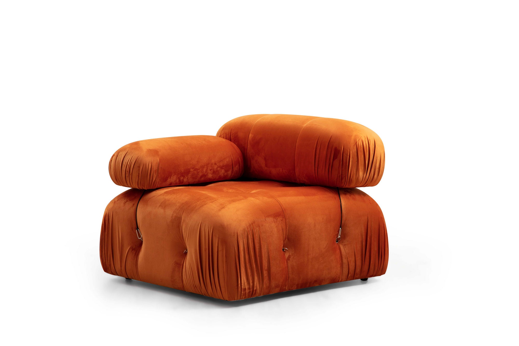 Bubble – Orange L Shape Corner Sofa | Designer Sectional for Living Room