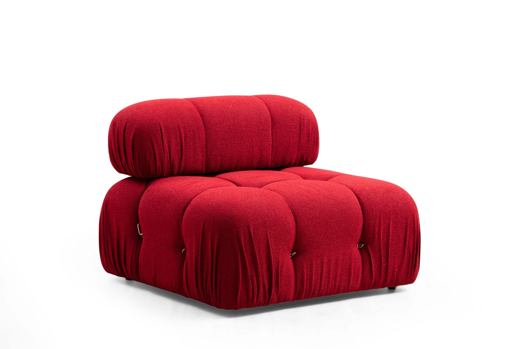 Bubble – Red L Shape Corner Sofa | Designer Sectional for Living Room