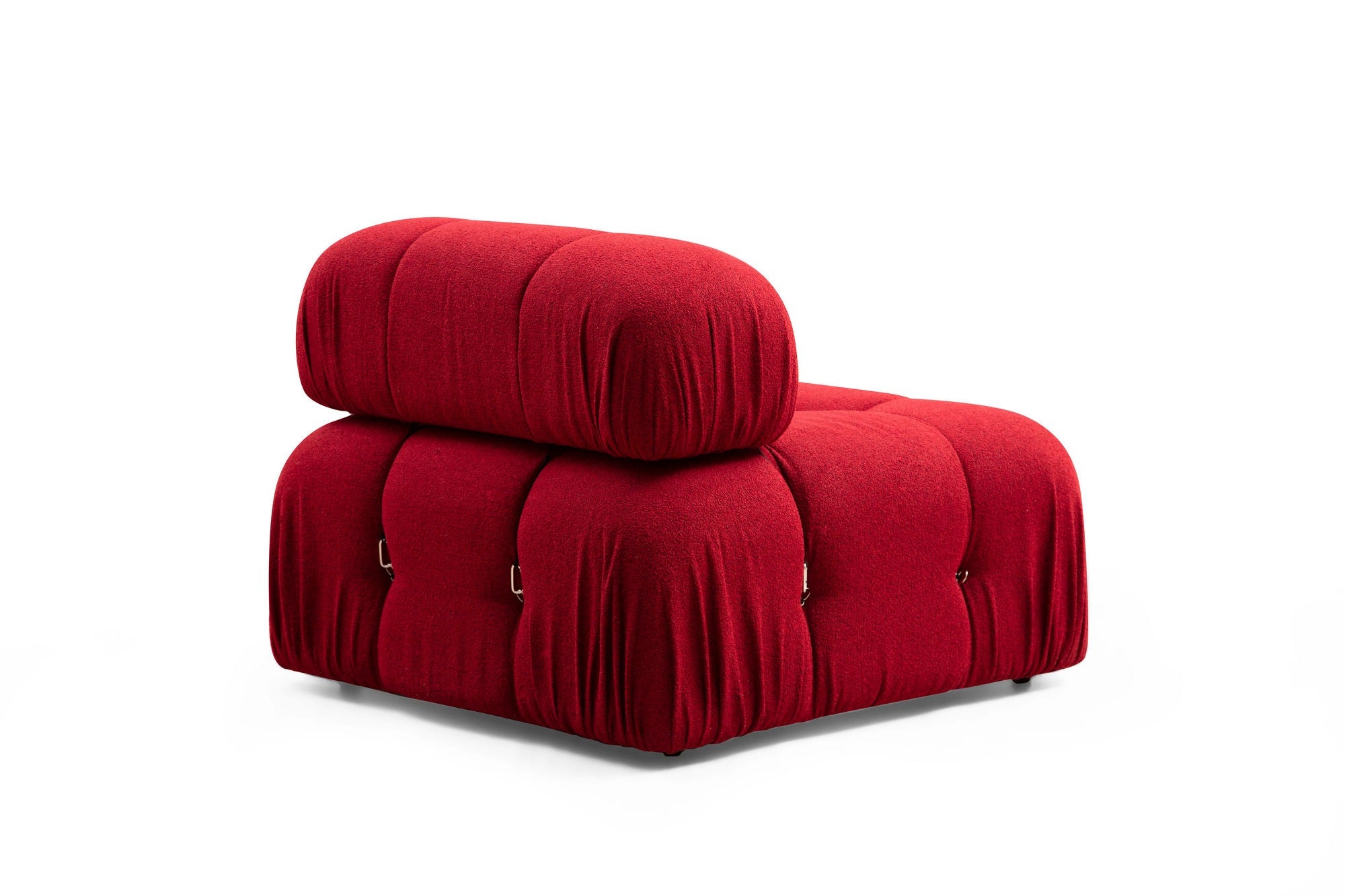 Bubble – Red L Shape Corner Sofa | Designer Sectional for Living Room