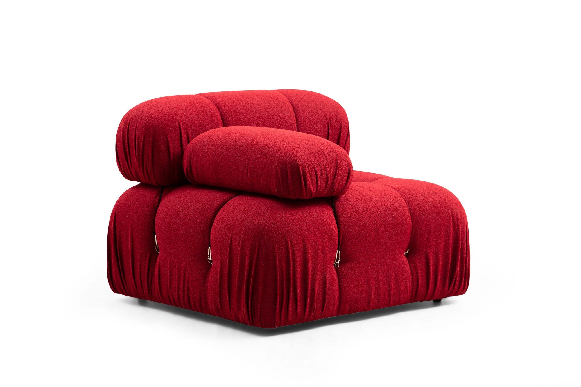 Bubble – Red L Shape Corner Sofa | Designer Sectional for Living Room