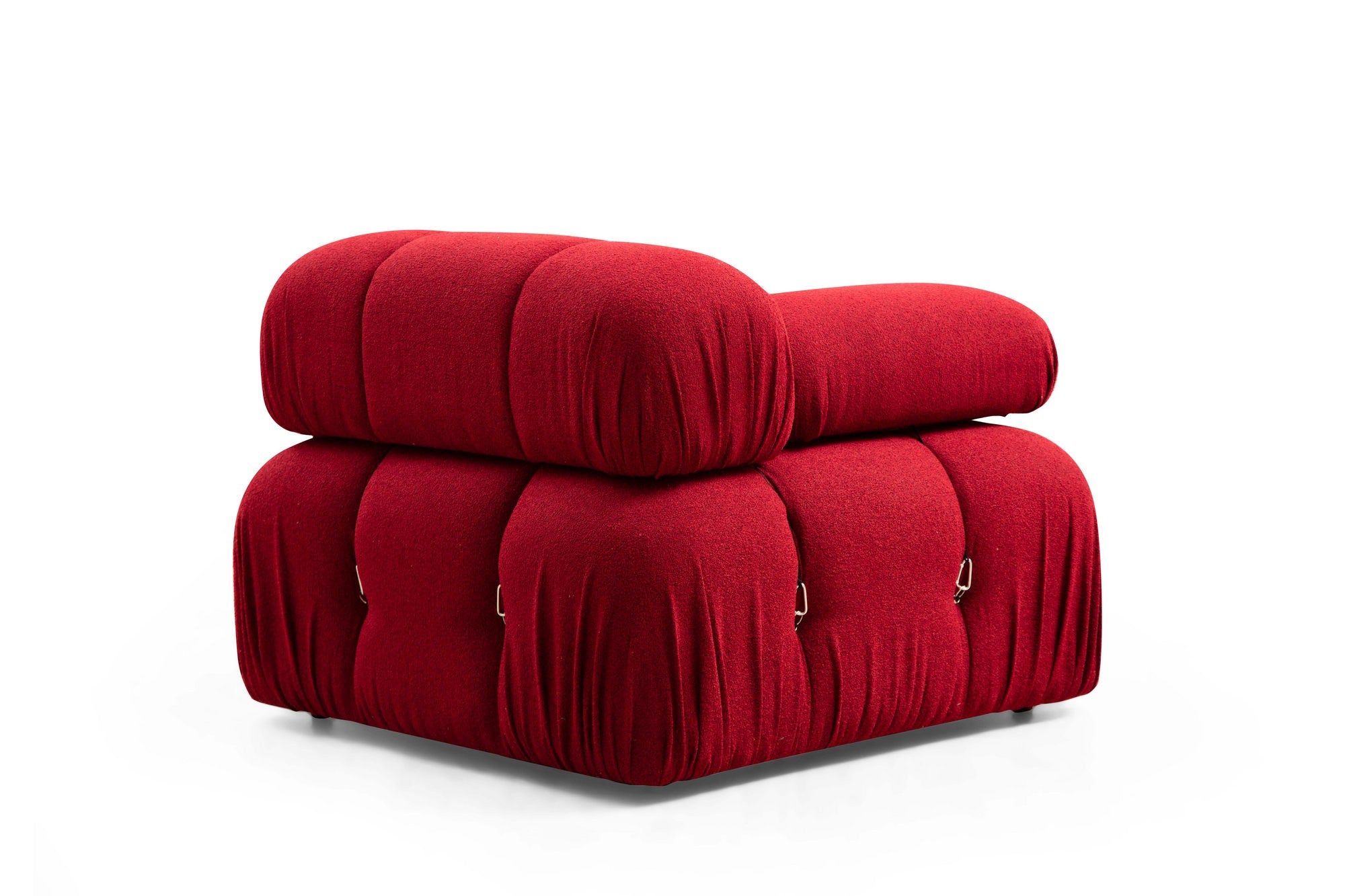 Bubble – Red L Shape Corner Sofa | Designer Sectional for Living Room