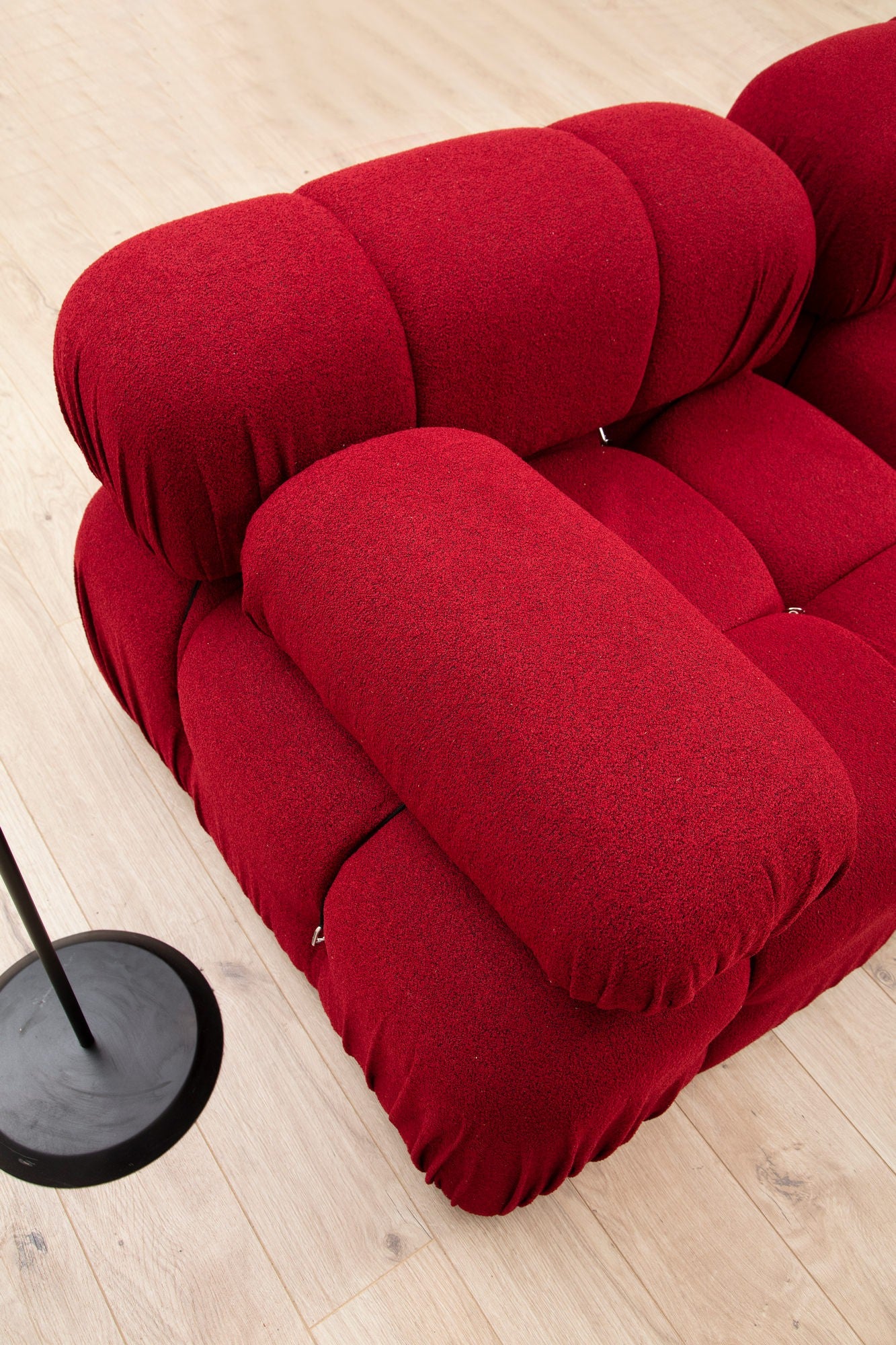 Bubble – Red L Shape Corner Sofa | Designer Sectional for Living Room