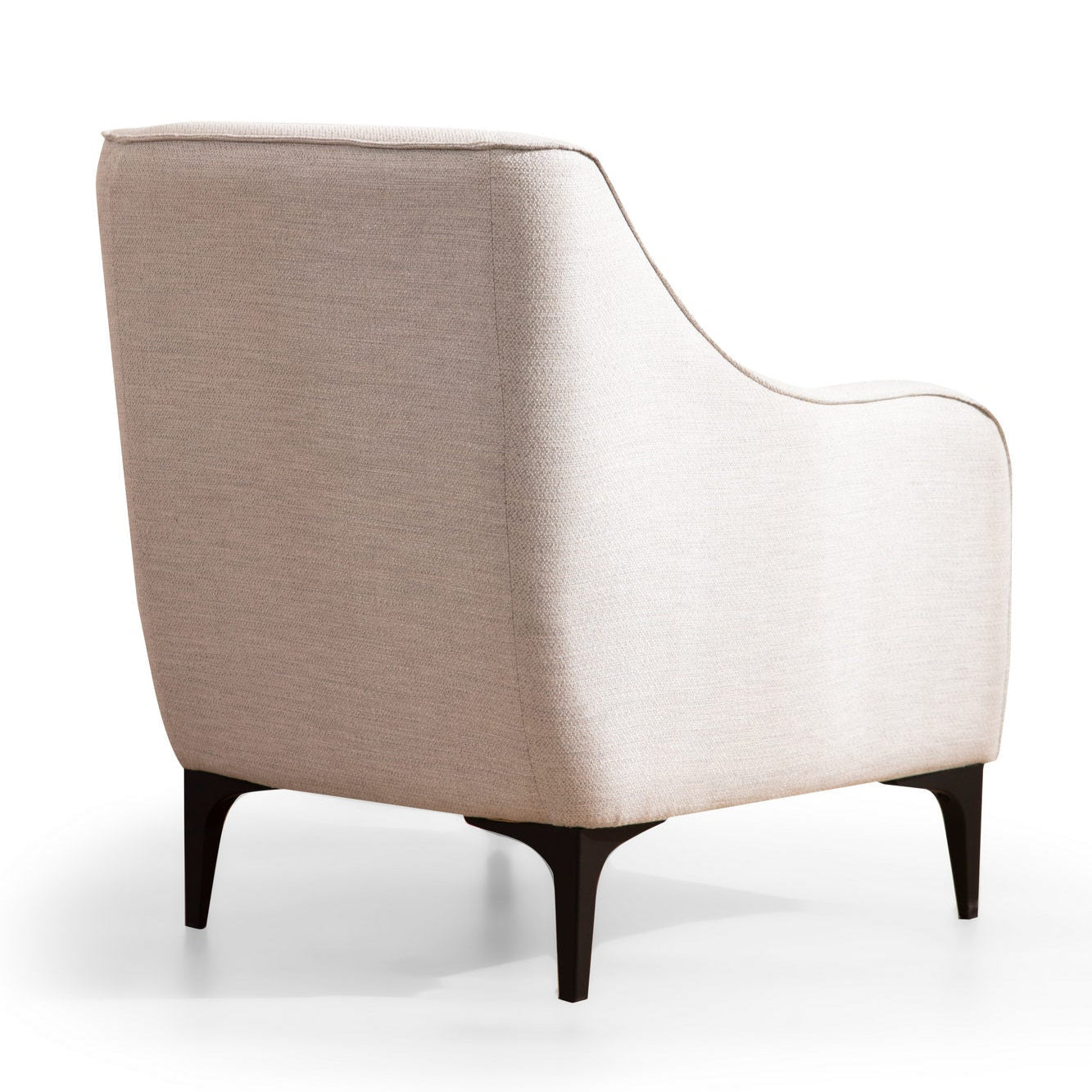 Belissimo  | Off White Wing Chair – Designer Lounge Armchair