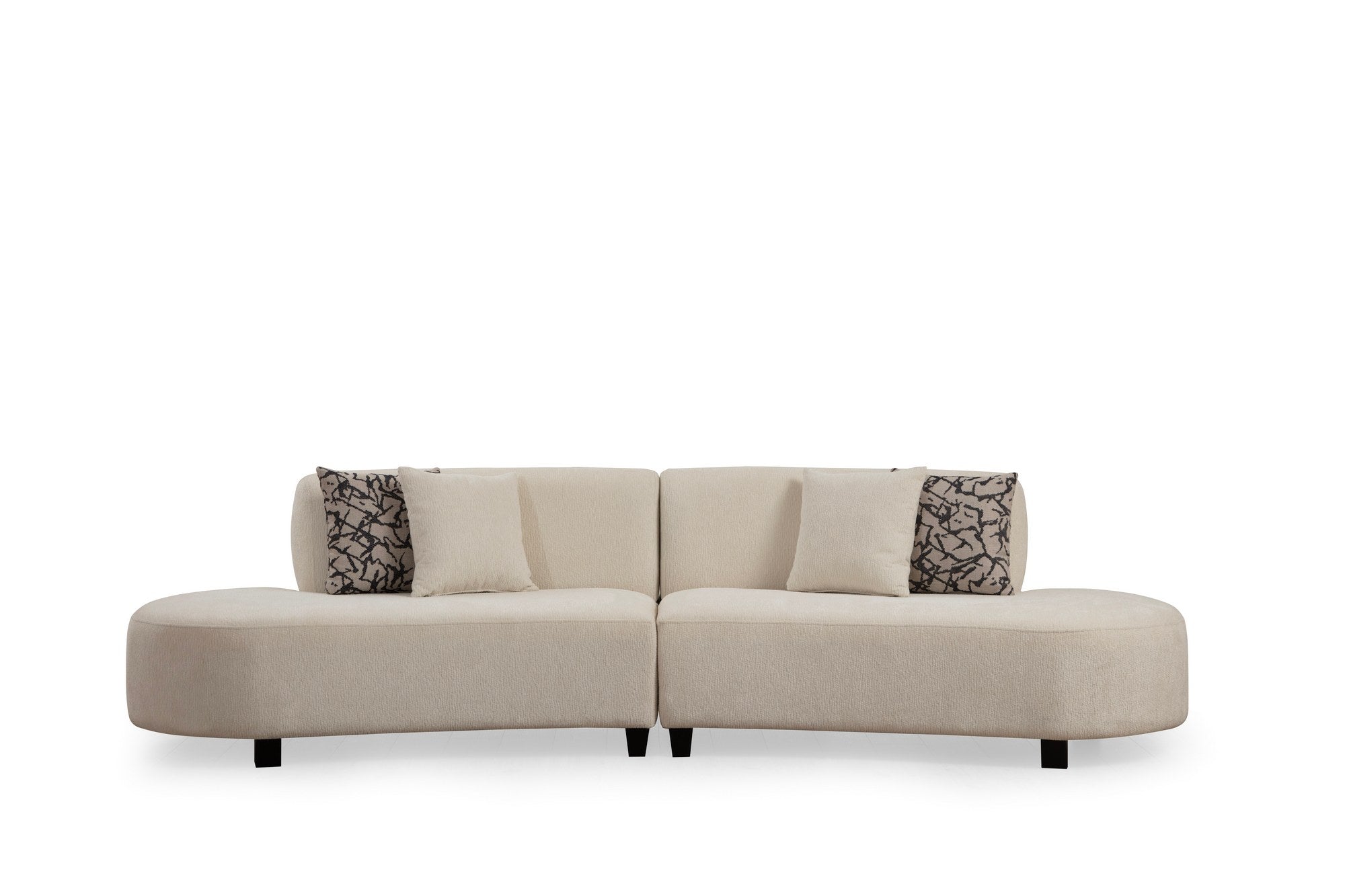 Pars – Cream L Shape Corner Sofa | Designer Sectional for Living Room