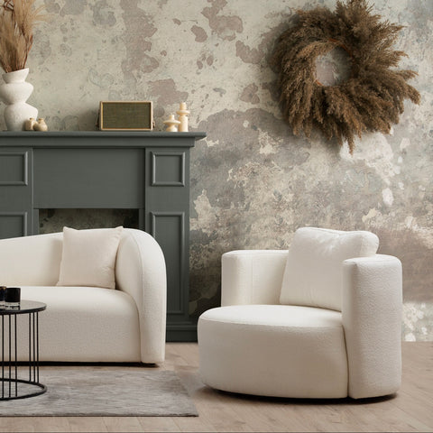 Asos | Cream Wing Chair – Designer Lounge Armchair