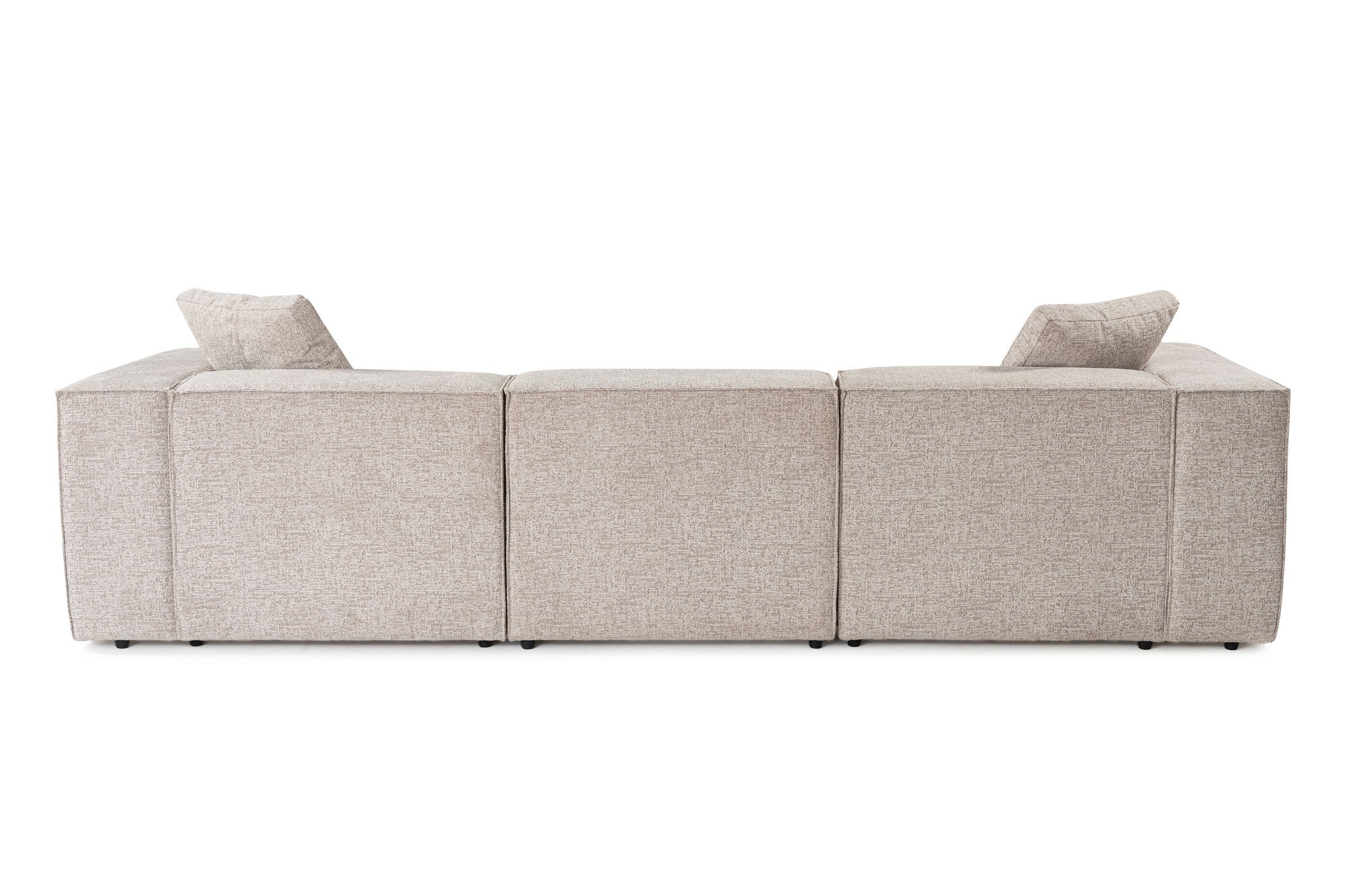 Lora – Mocha L Shape Corner Sofa | Designer Sectional for Living Room