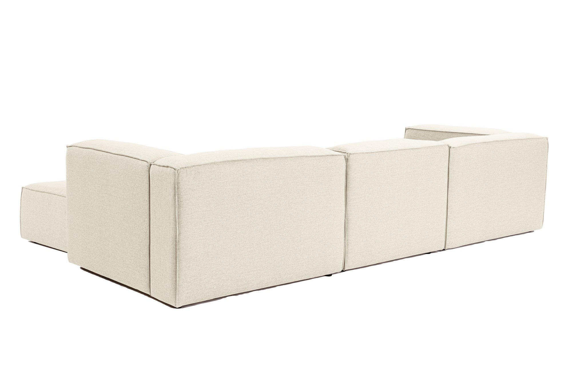 Fora – Ecru L Shape Corner Sofa | Designer Sectional for Living Room