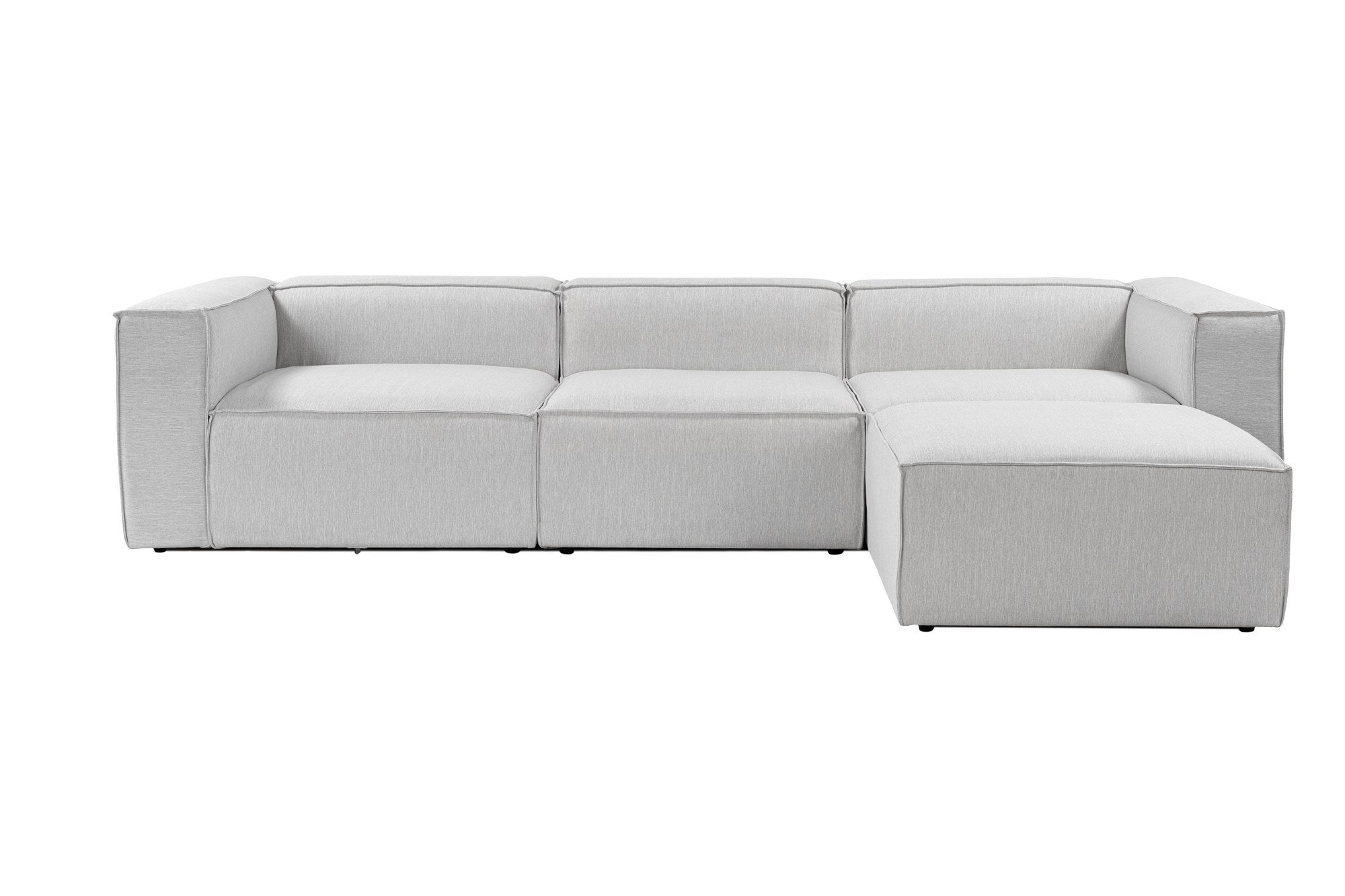 Fora – Grey L Shape Corner Sofa | Designer Sectional for Living Room