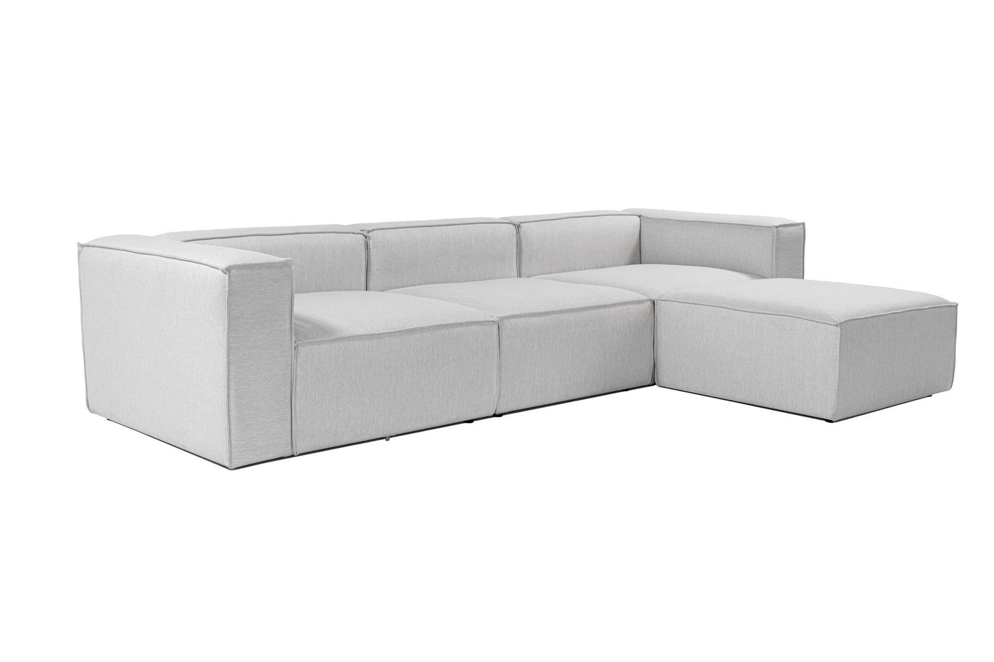 Fora – Grey L Shape Corner Sofa | Designer Sectional for Living Room