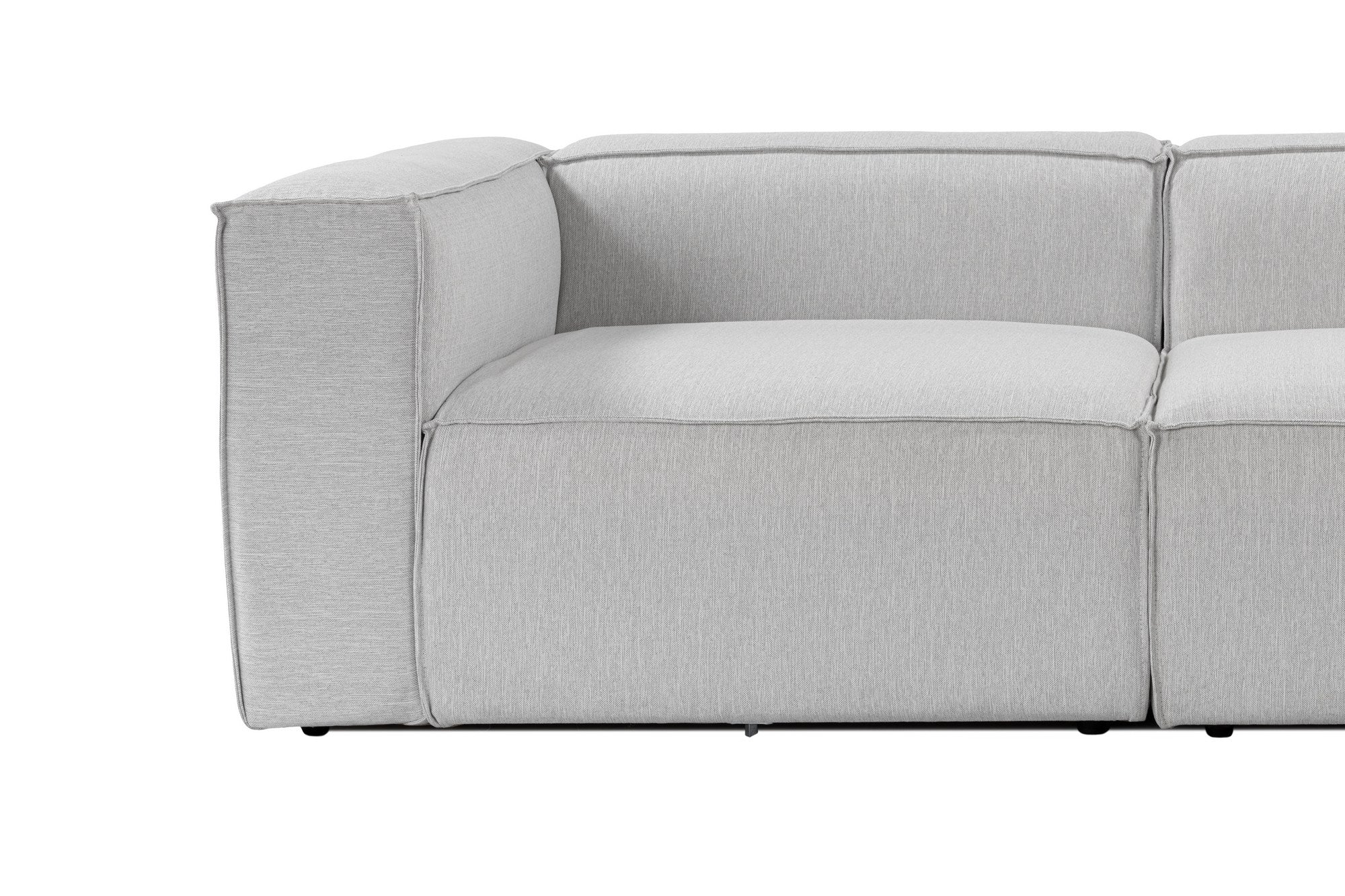 Fora – Grey L Shape Corner Sofa | Designer Sectional for Living Room