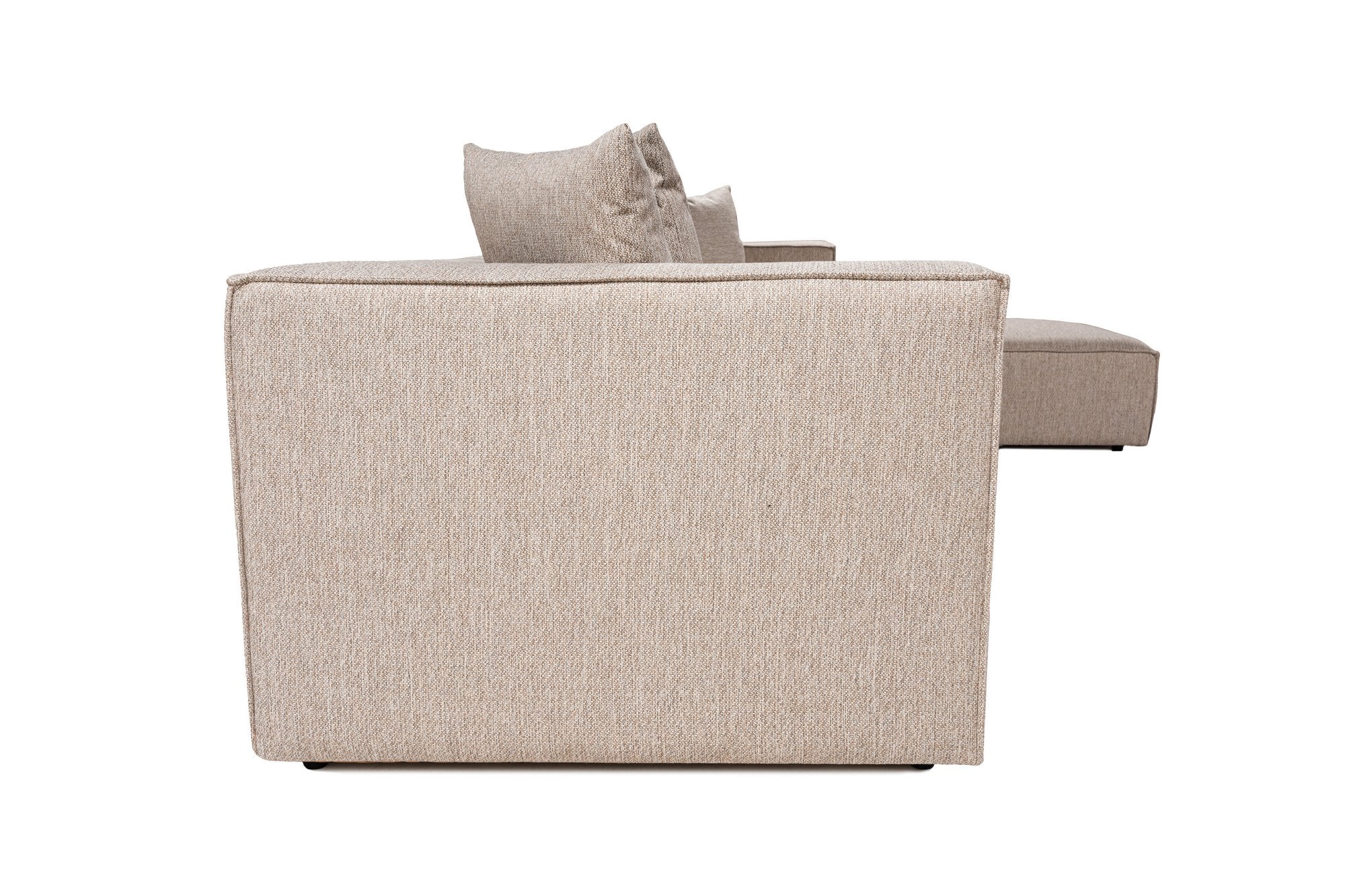 Sora – Sand Beige L Shape Corner Sofa | Designer Sectional for Living Room