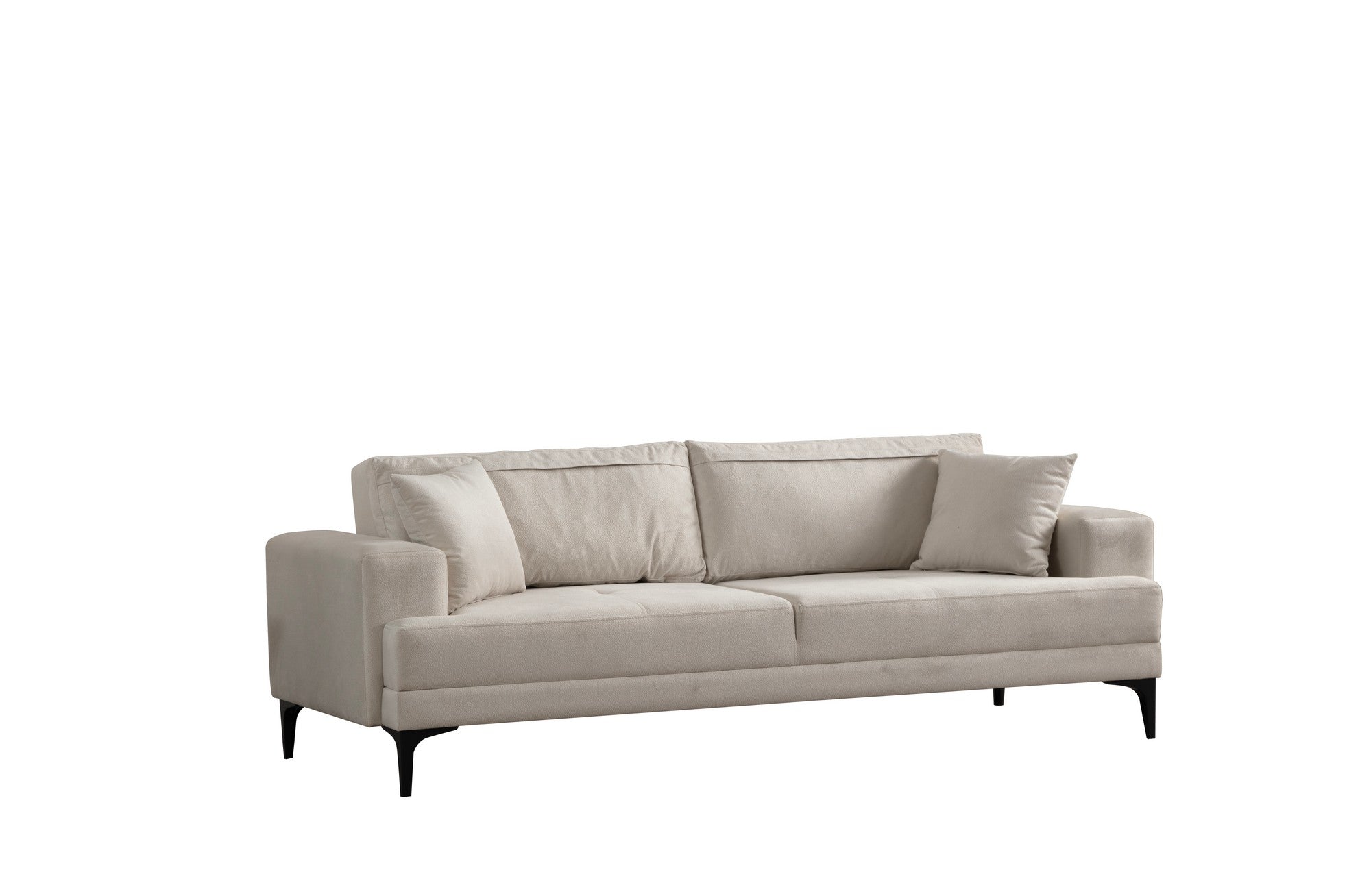 Astana  Ecru 3 Seater Sofa | Comfortable Modern Couch