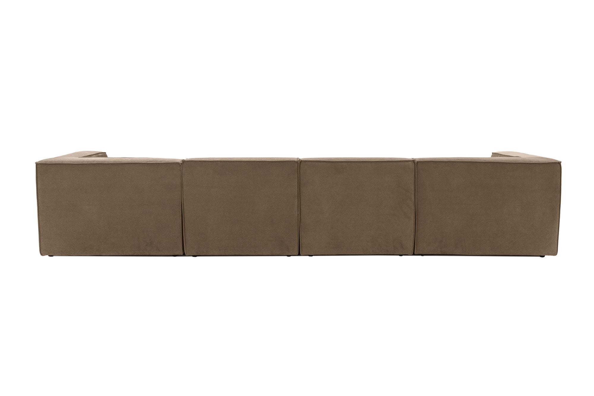Sora – Brown L Shape Corner Sofa | Designer Sectional for Living Room