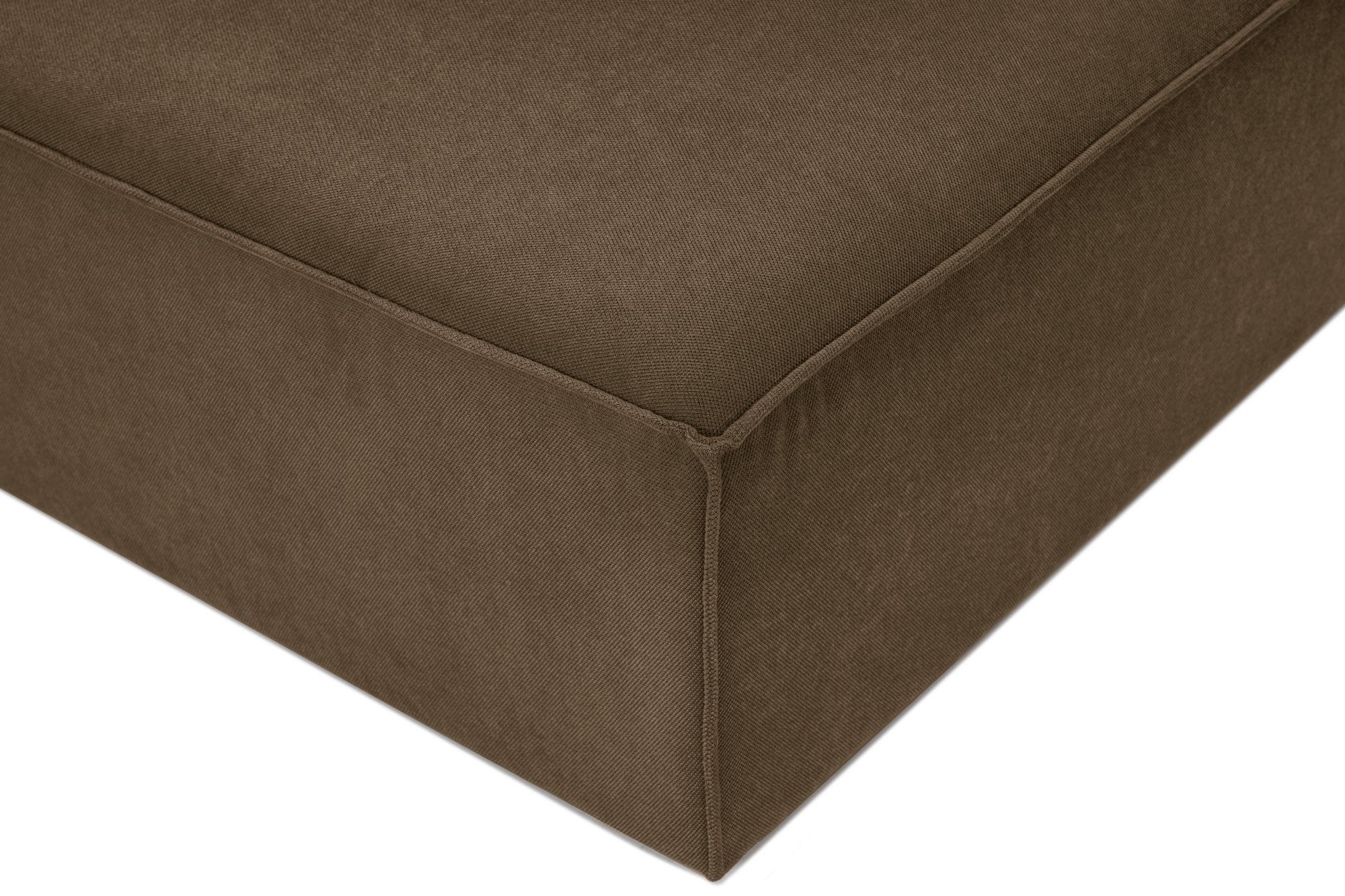 Sora – Brown L Shape Corner Sofa | Designer Sectional for Living Room