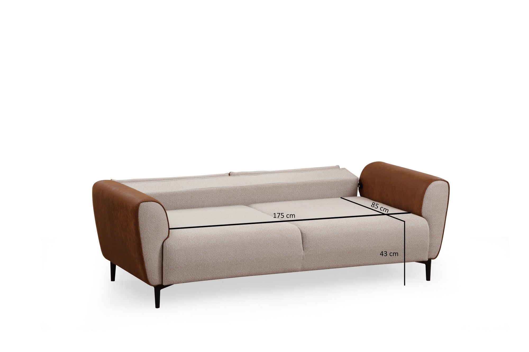 Aren - Beige, Cinnamon 3-Seater Sofa - Beige
cinnamon