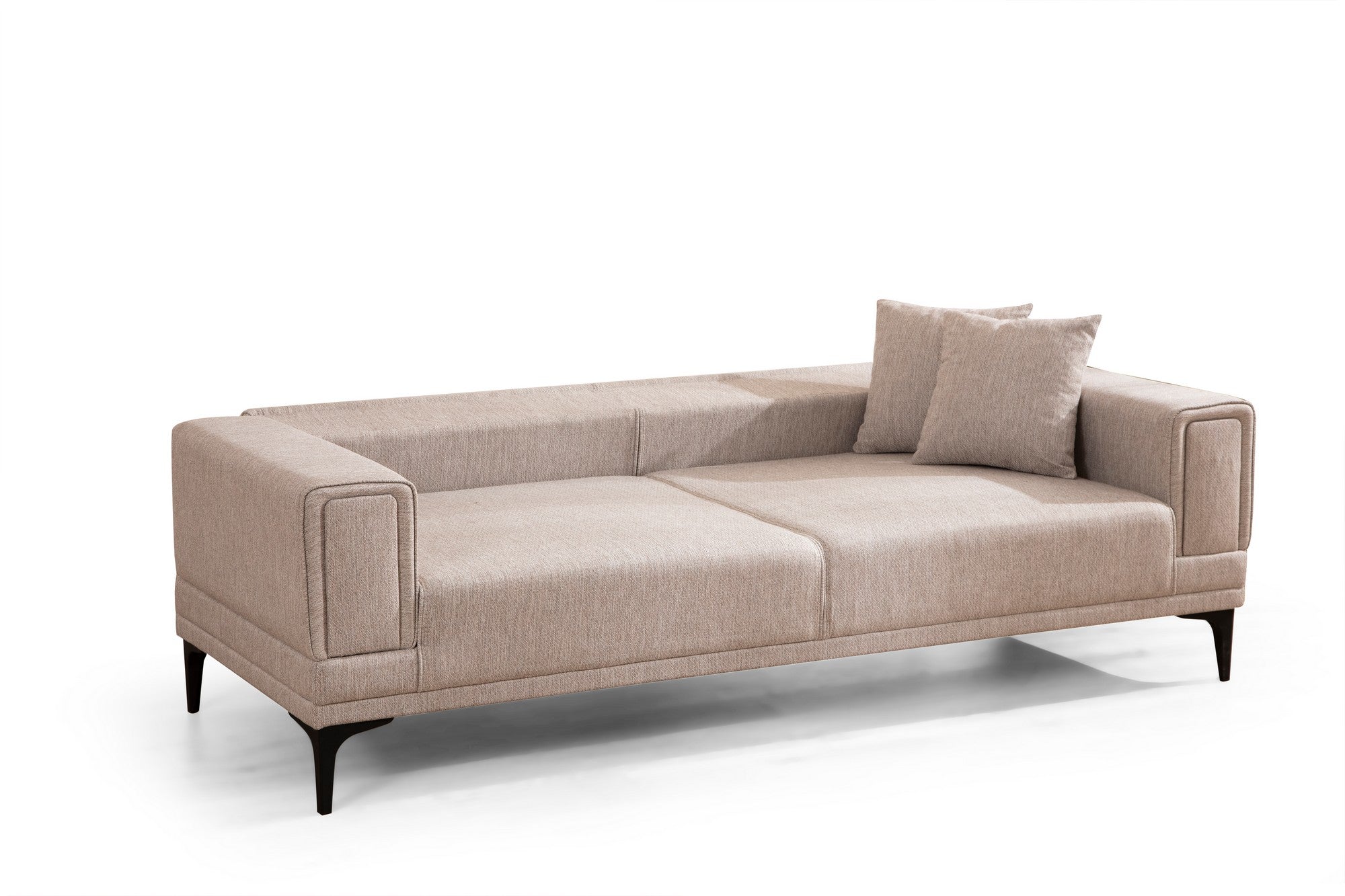 Horizon - Light Brown 3-Seater Sofa - Light brown