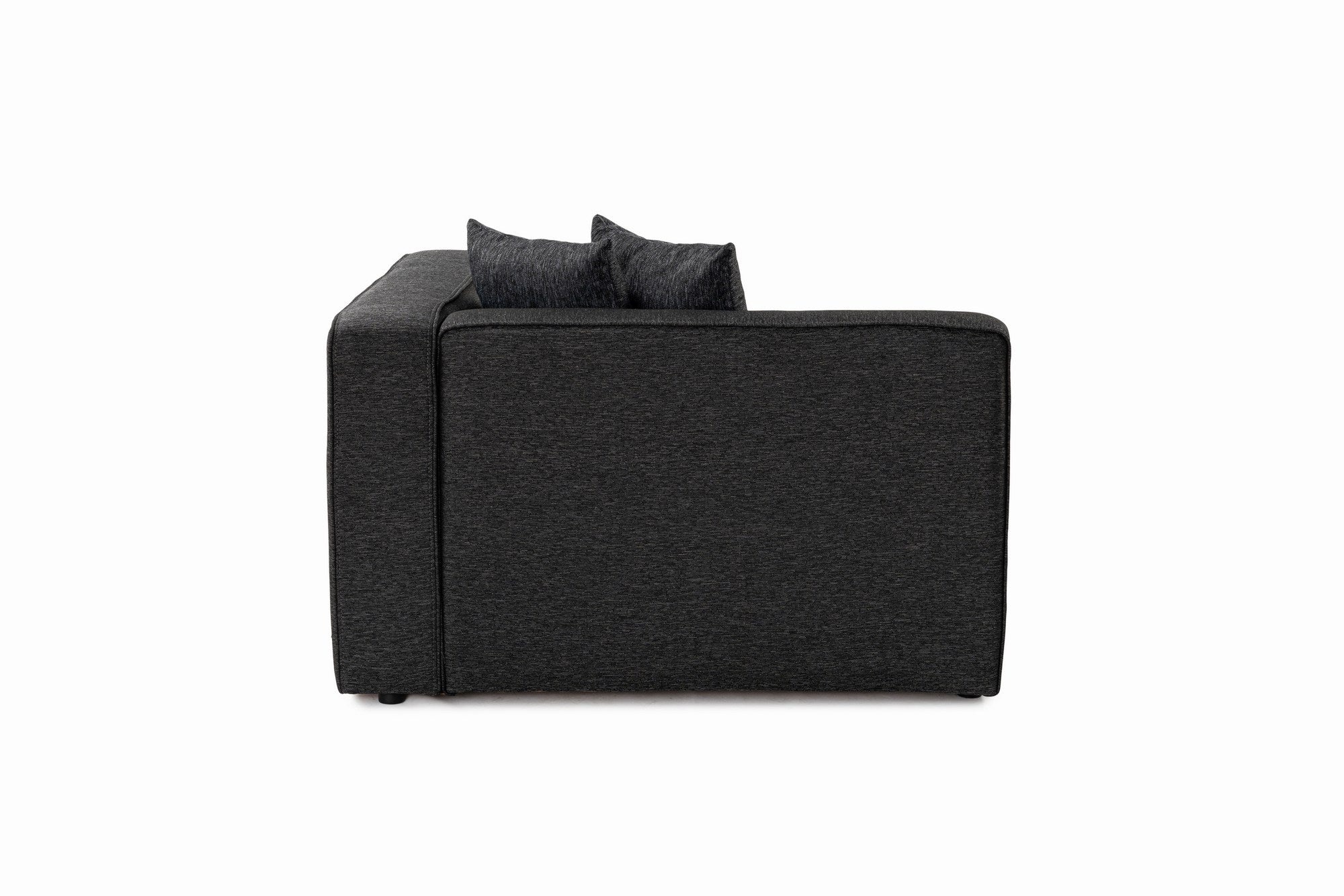 Mora – Anthracite L Shape Corner Sofa | Designer Sectional for Living Room