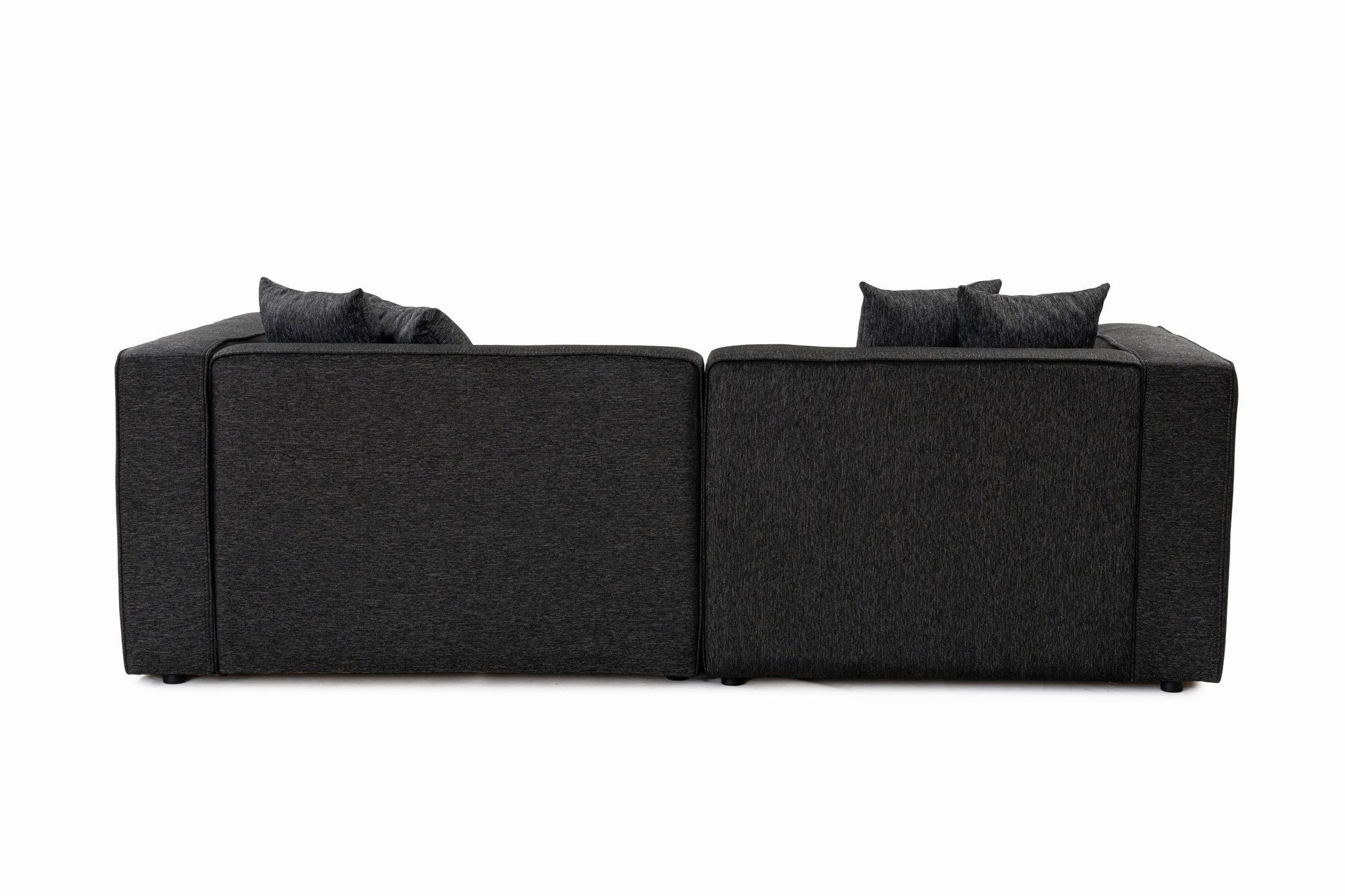 Mora – Anthracite L Shape Corner Sofa | Designer Sectional for Living Room