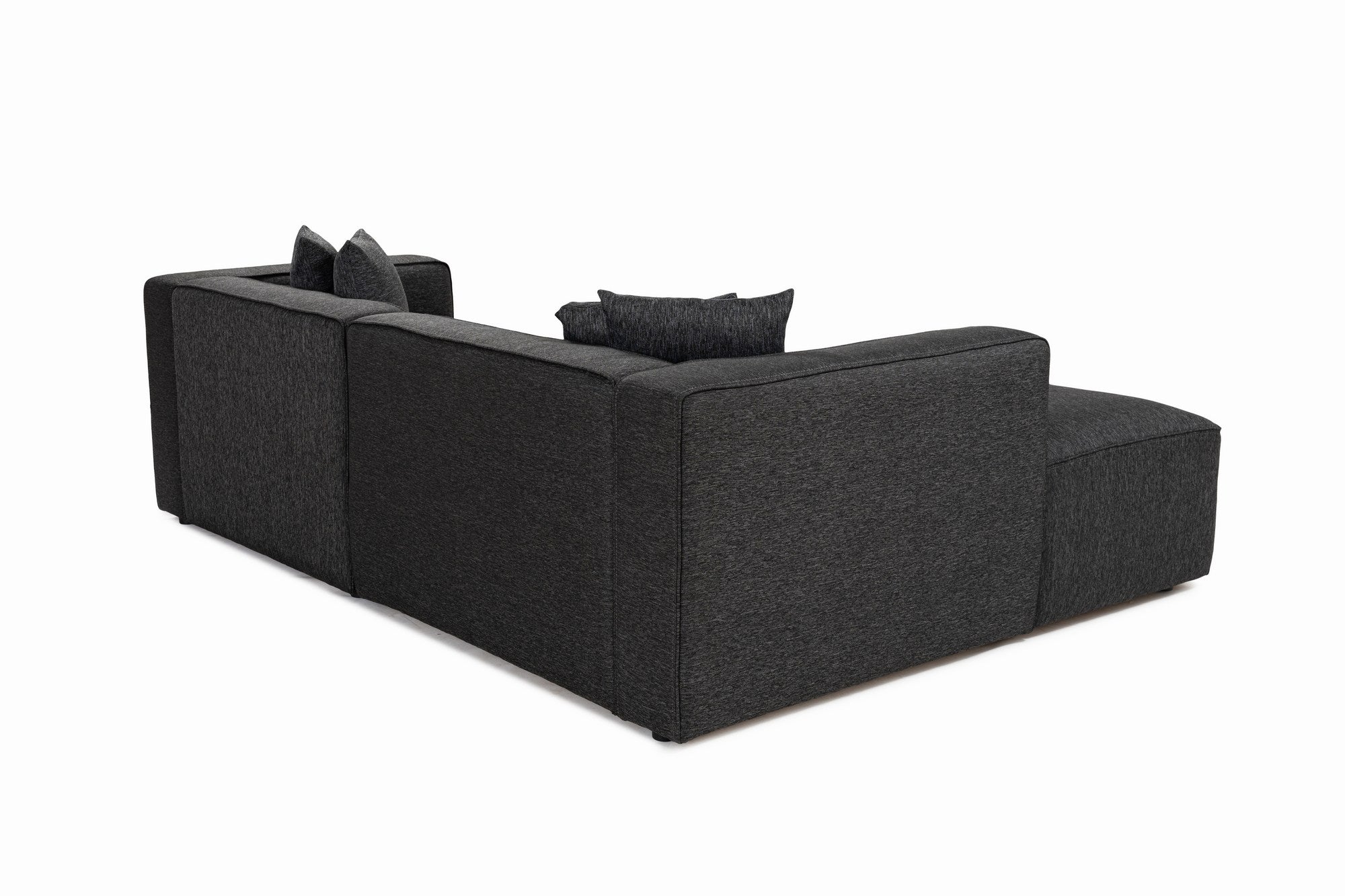 Mora – Anthracite L Shape Corner Sofa | Designer Sectional for Living Room