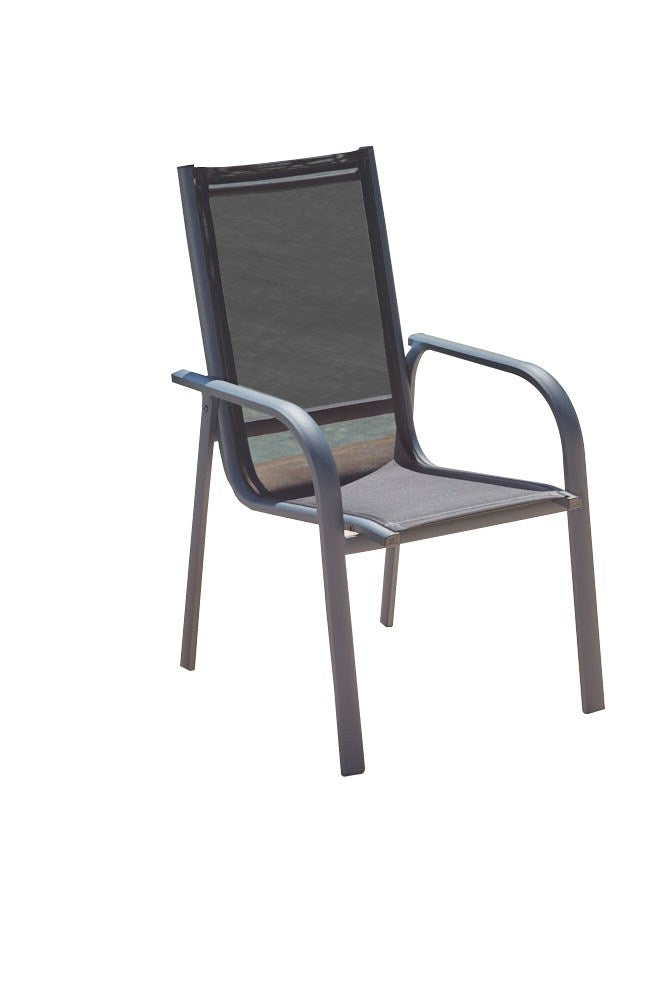 Lena Aluminium Garden Chair in Anthracite