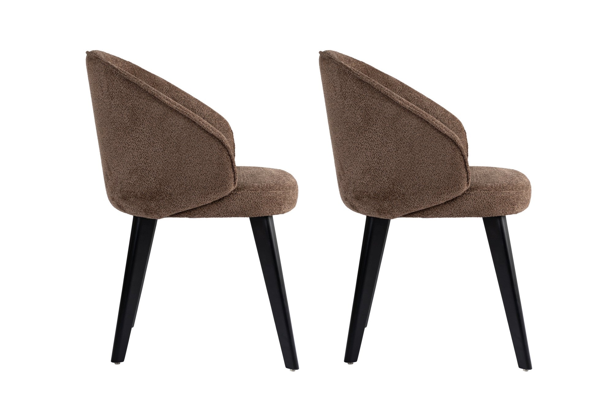 Set of 2 Bentley Dining Chairs in Brown and Black – product image 3