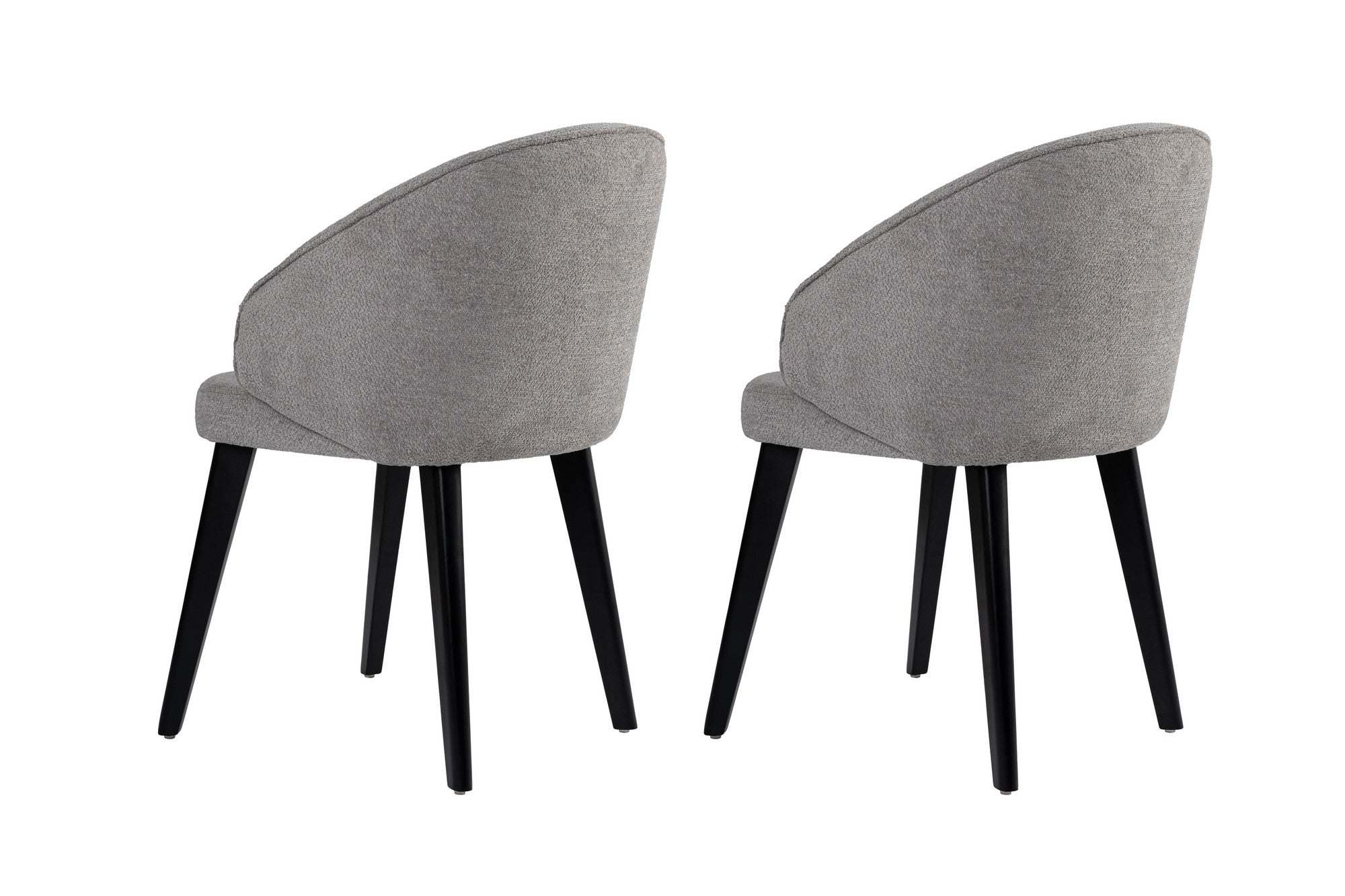 Set of 2 Bentley Dining Chairs in Grey and Black – product image 4