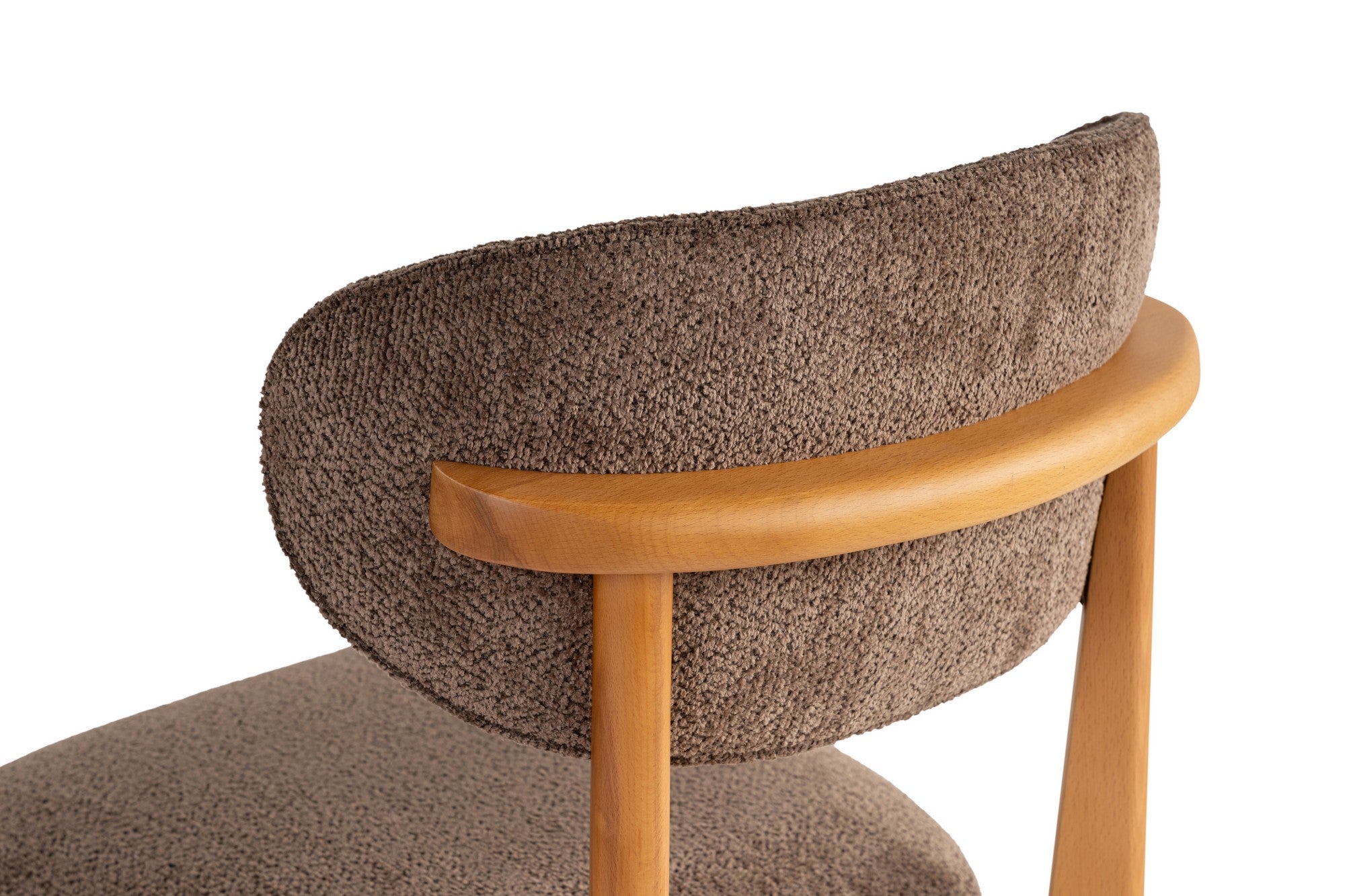 Set of 2 Lionte Dining Chairs in Brown and Dark Oak – product image 5