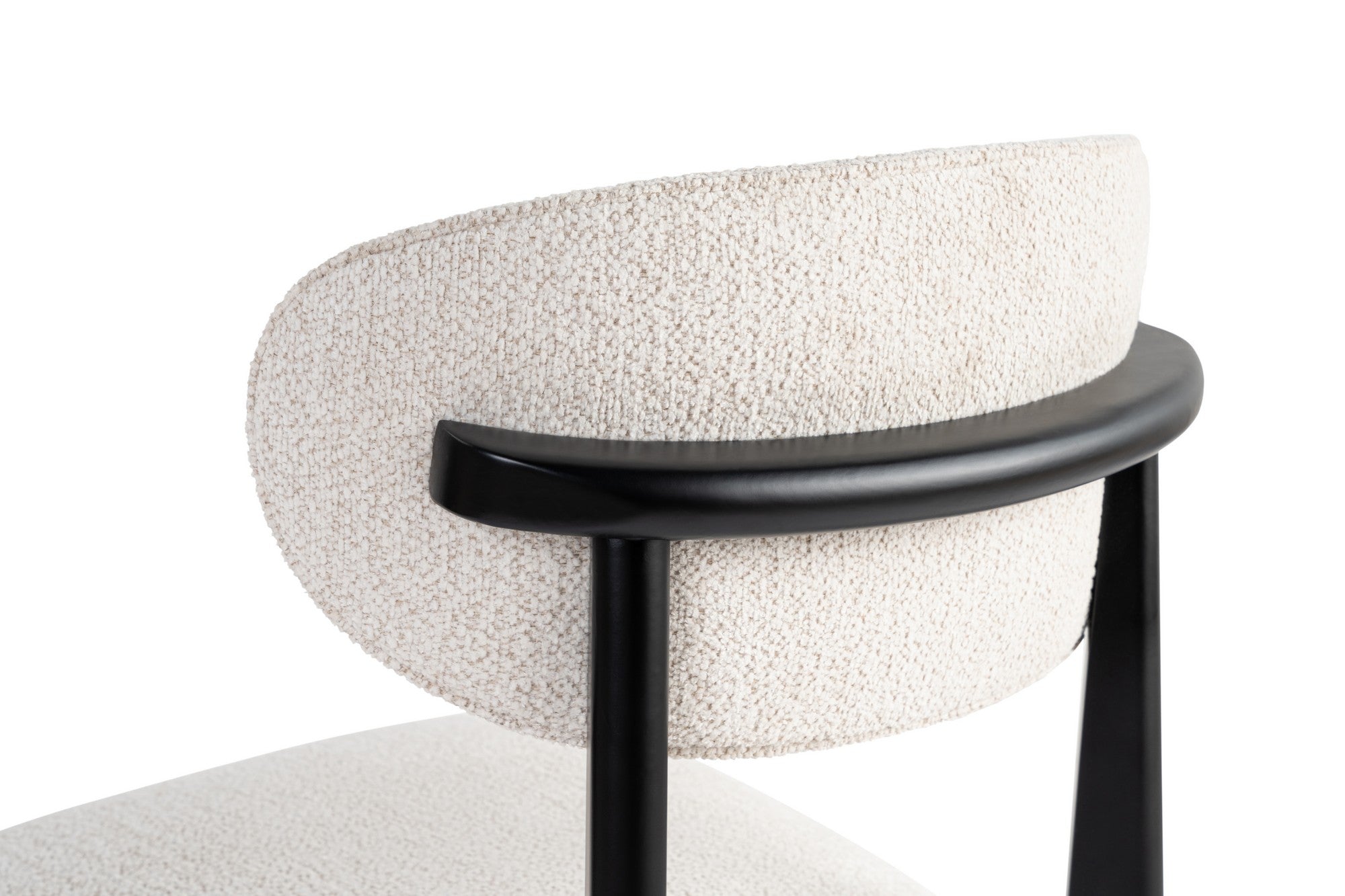 Set of 2 Lionte Dining Chairs in White and Black – product image 5