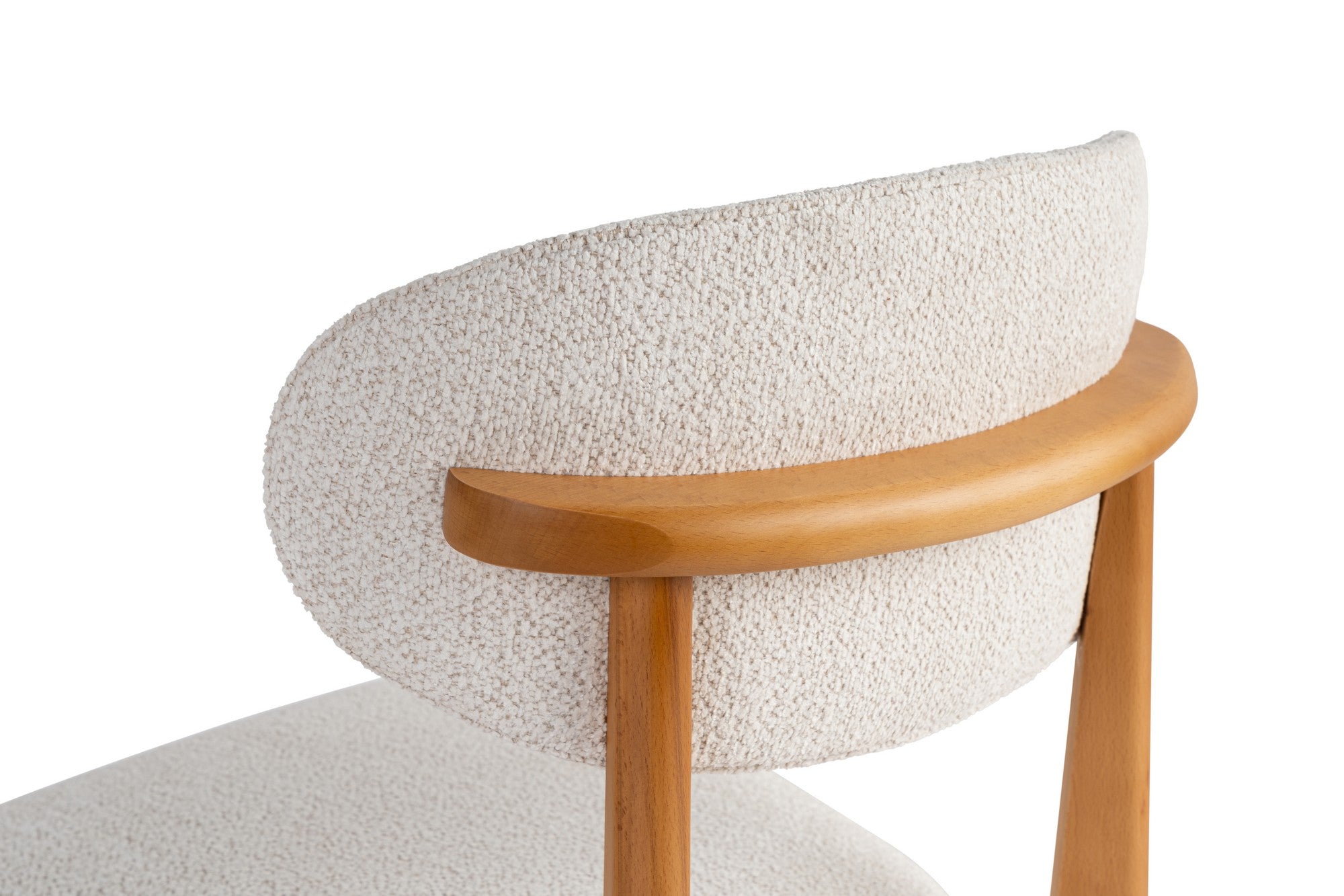 Set of 2 Lionte Dining Chairs in White and Dark Oak – product image 5