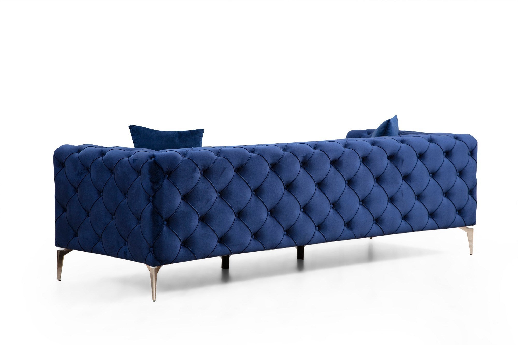 Como Navy Blue 3 Seater Sofa | Comfortable Modern tufted sofa