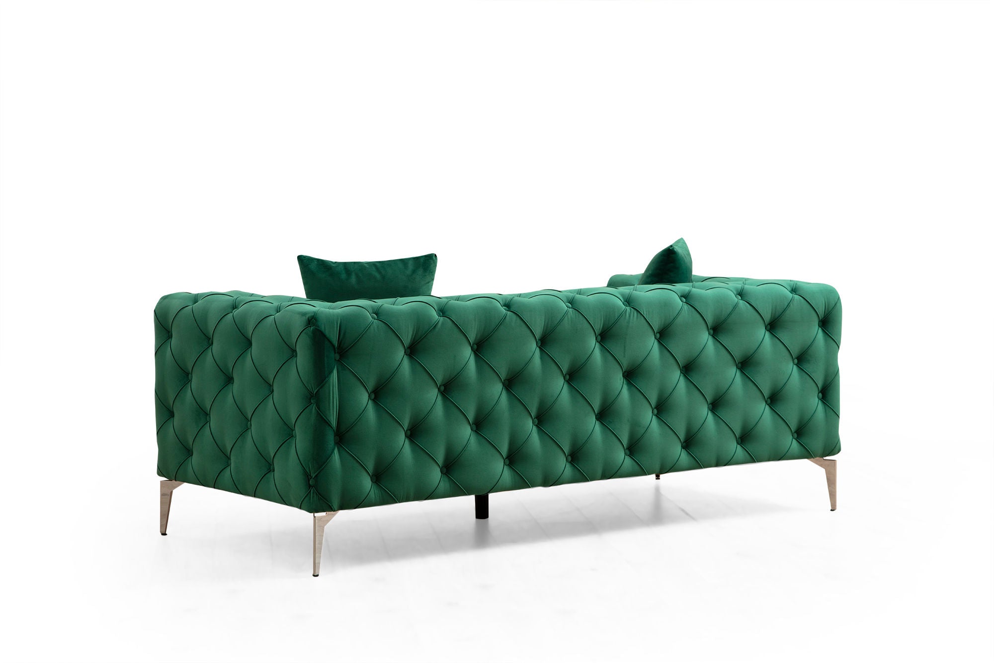 Como – Green 2 Seater Sofa | Compact Modern Couch for Two