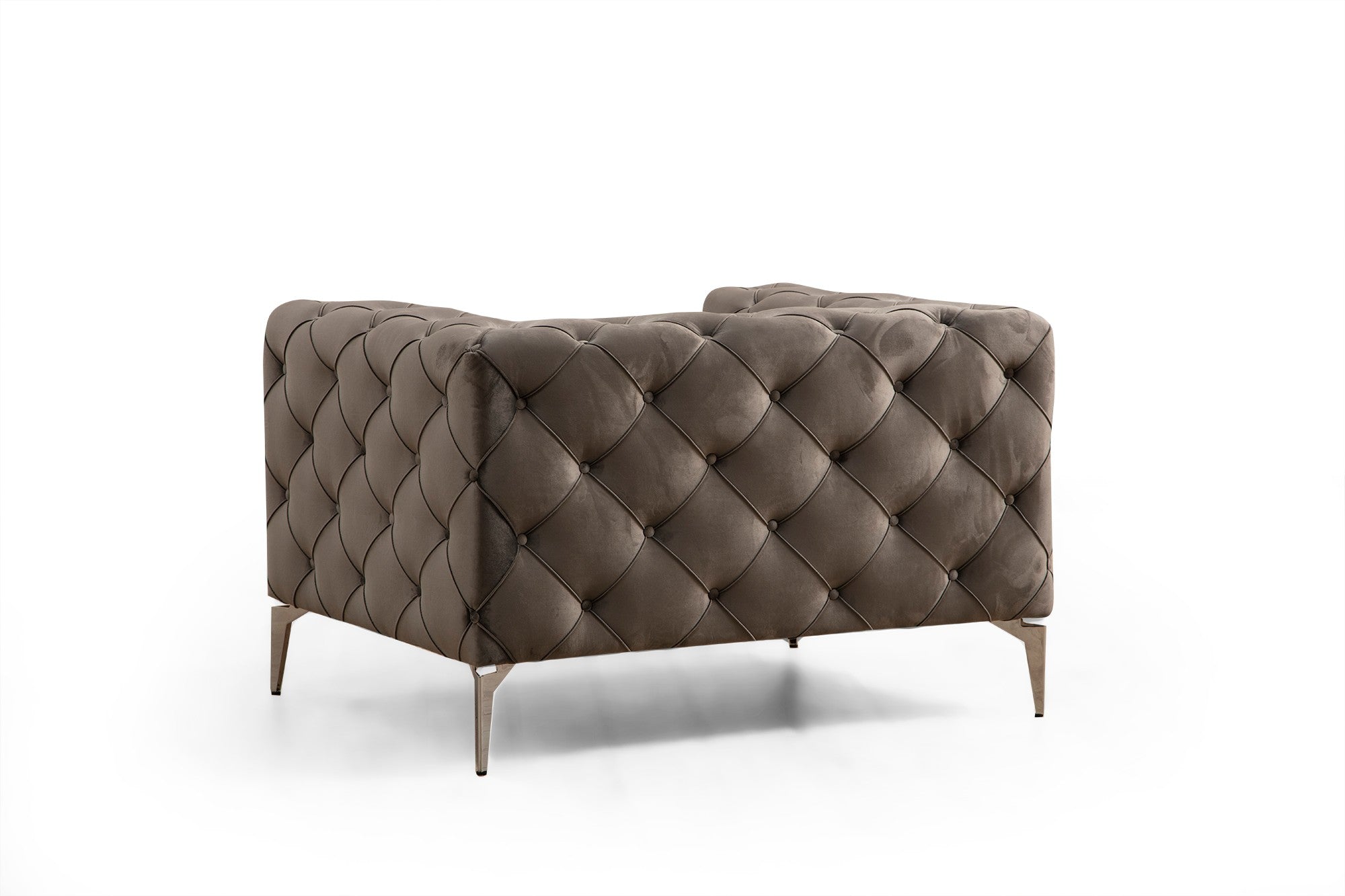 Como  | Anthracite Wing Chair – Designer Lounge Armchair