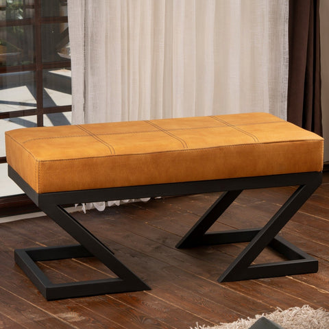 Ago  | Mustard Pouffe – Modern Upholstered Ottoman