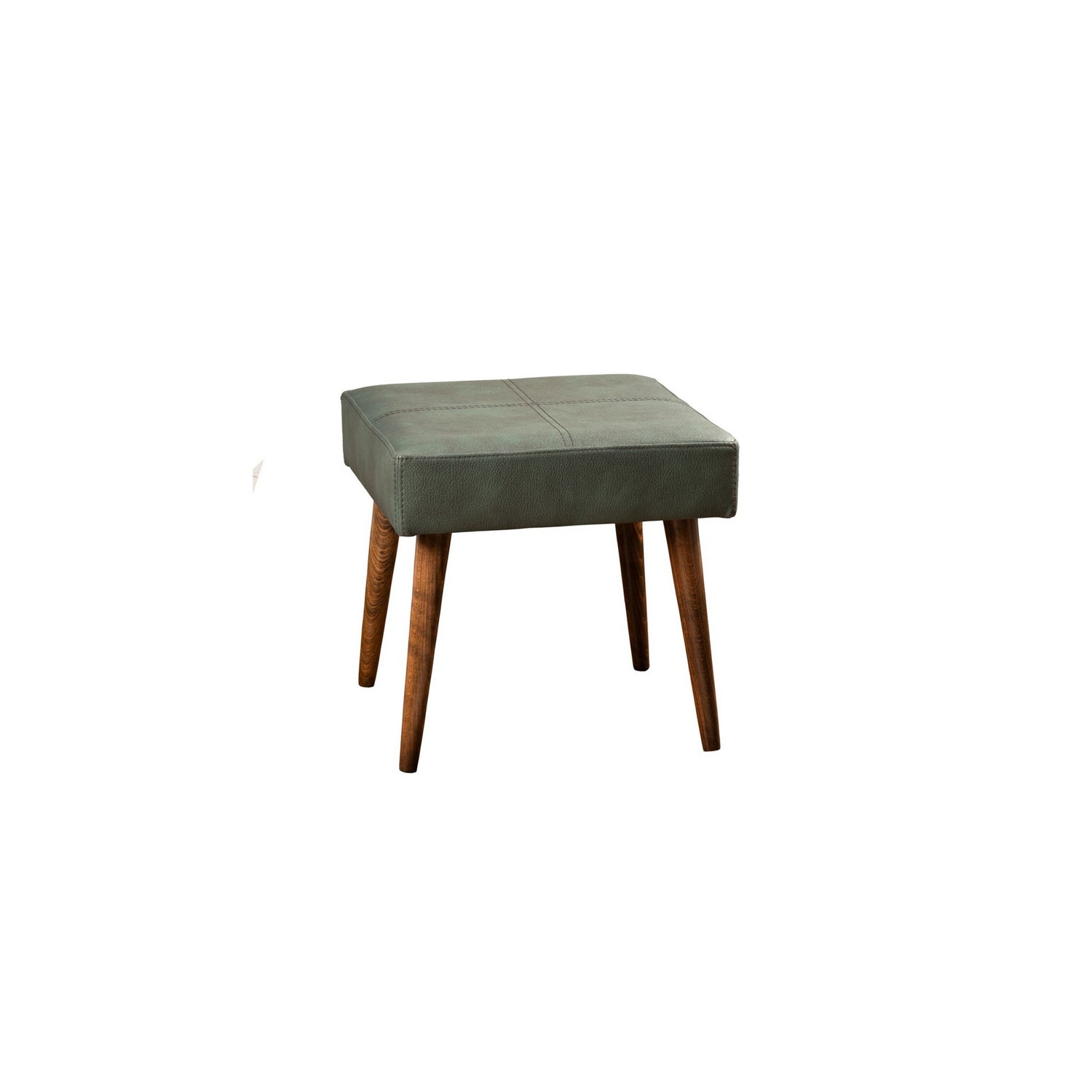 Urga  | Green Pouffe – Modern Upholstered Ottoman