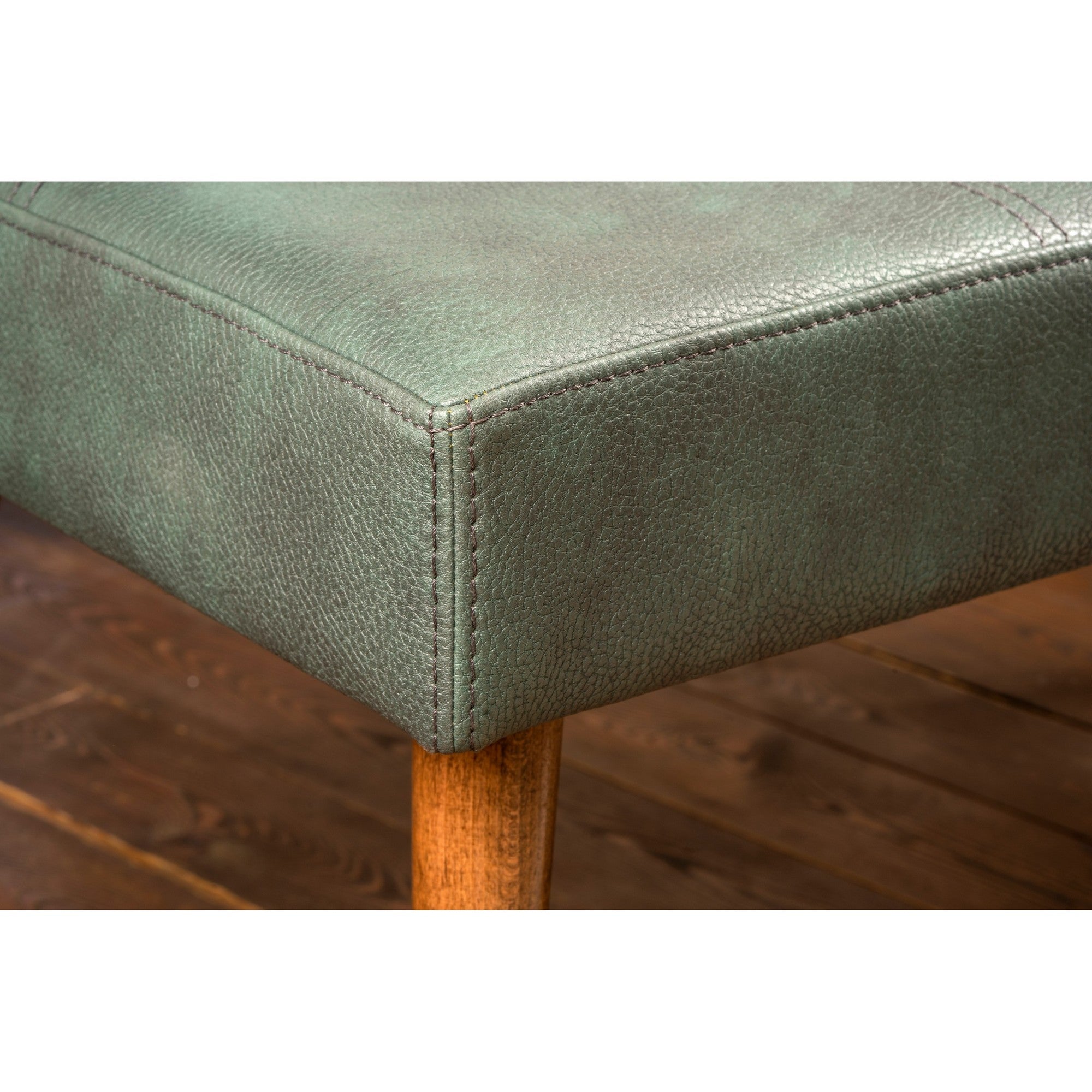 Urga  | Green Pouffe – Modern Upholstered Ottoman