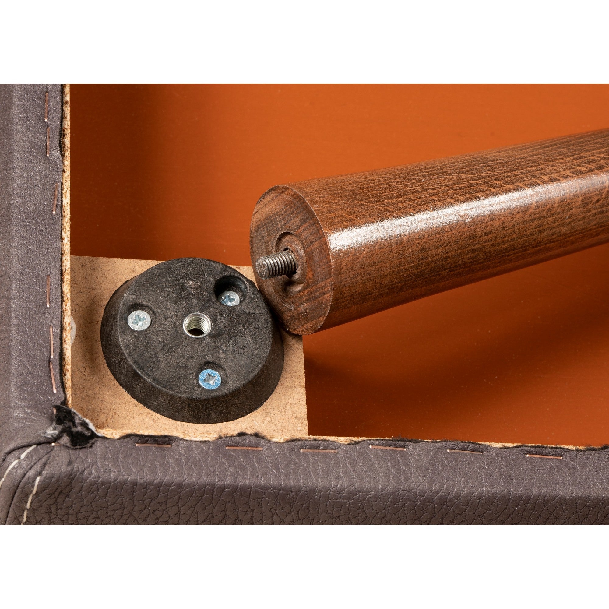 Urga  | Green Pouffe – Modern Upholstered Ottoman