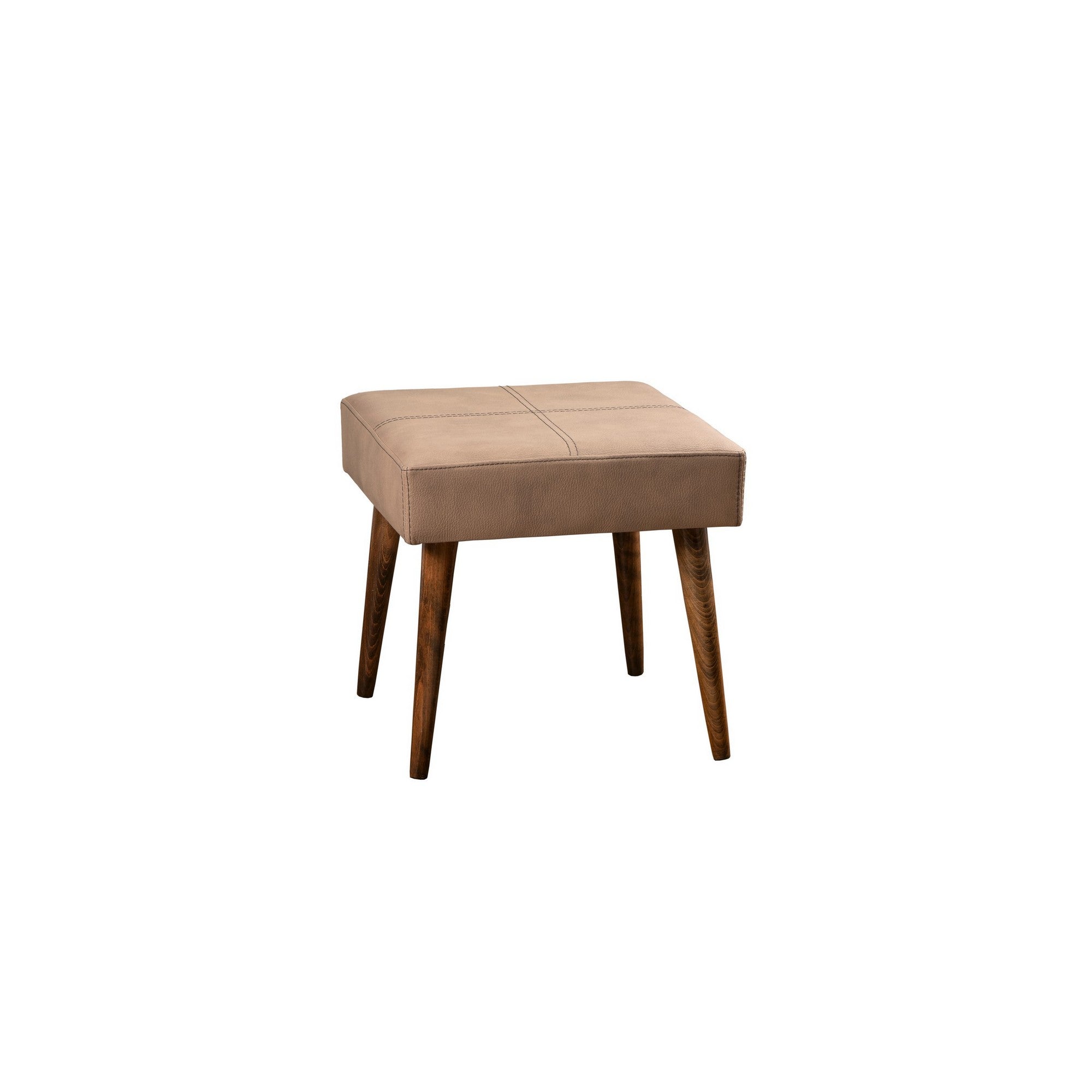 Urga  | Mink Pouffe – Modern Upholstered Ottoman
