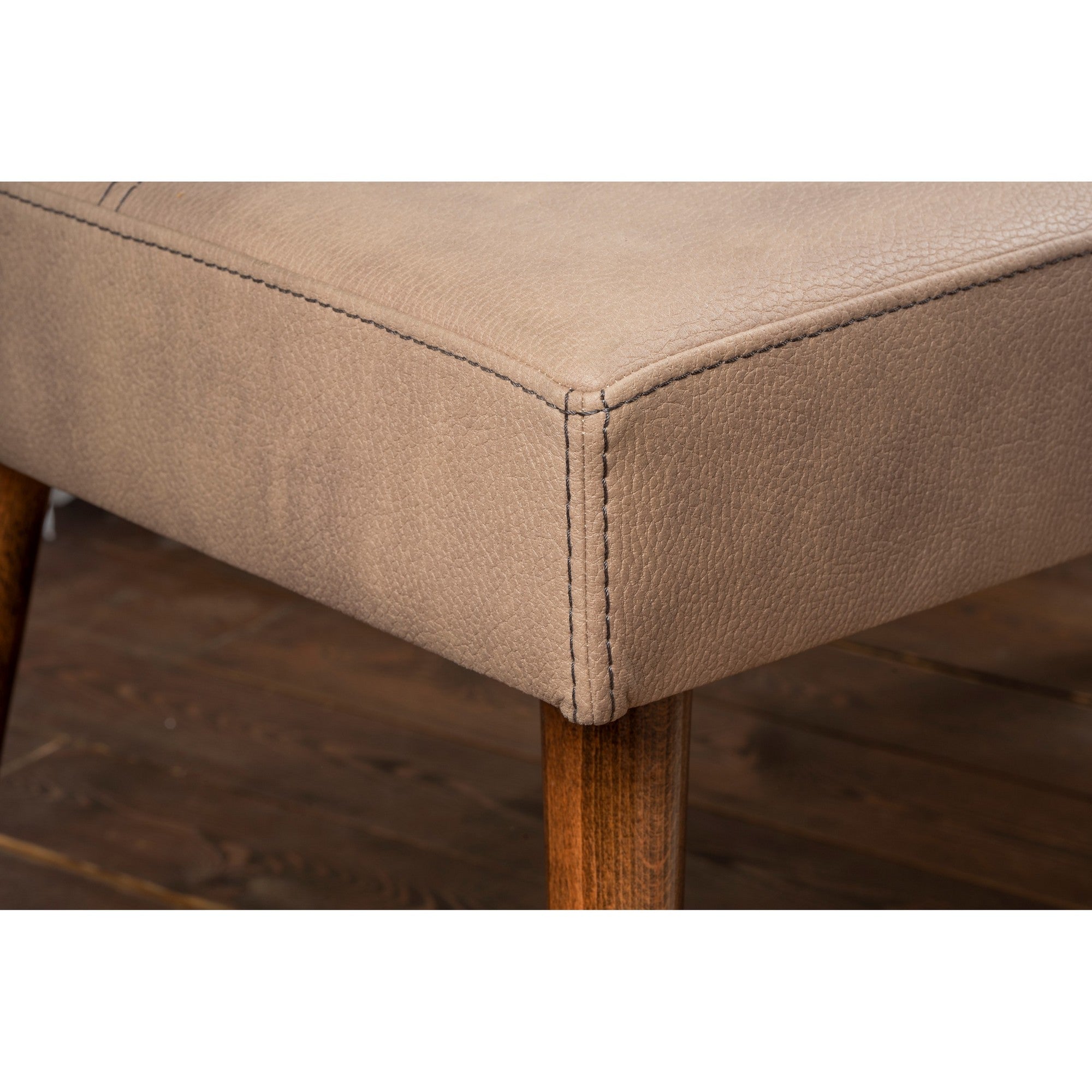 Urga  | Mink Pouffe – Modern Upholstered Ottoman