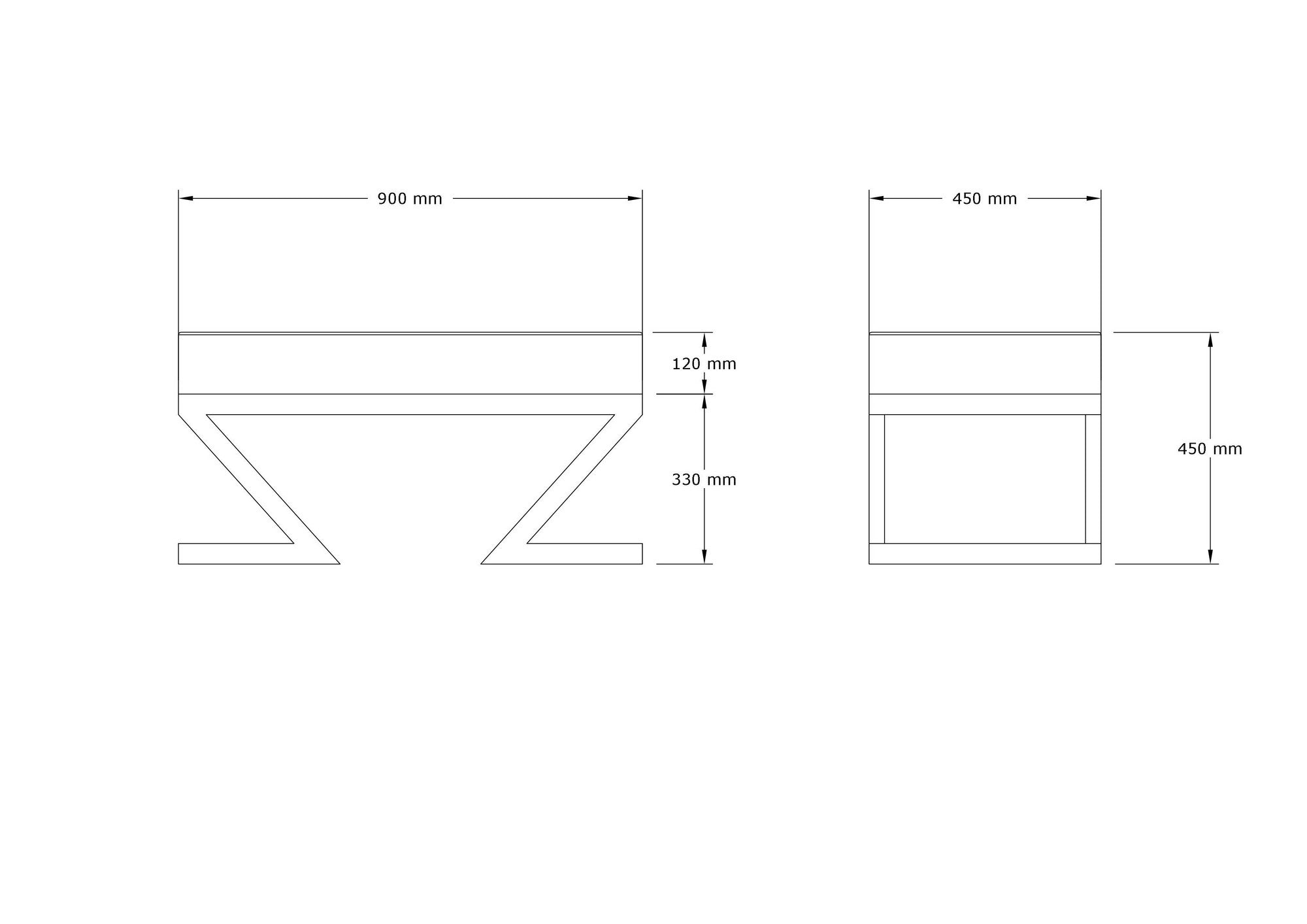Abay - Beige Pouffe – Modern Upholstered Ottoman