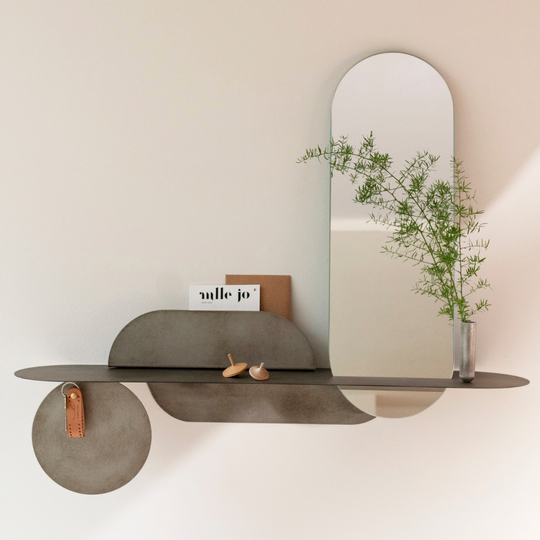 Blanc avec miroir SIMPLY -Mlle JO