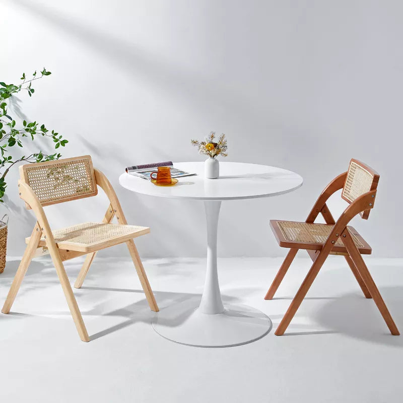 Chaise vintage bois et cannage Truffle