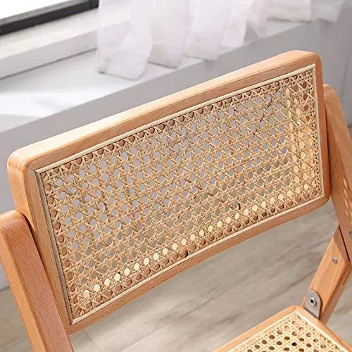 Chaise vintage bois et cannage Truffle