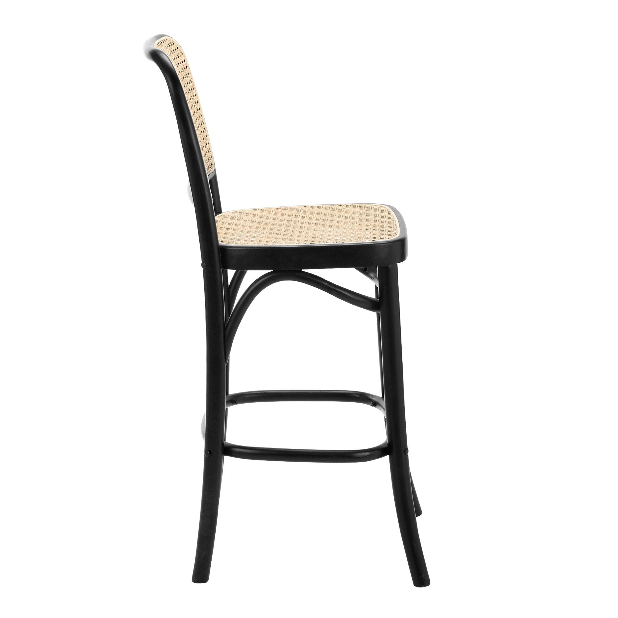 Chaise de bar vintage cannage  Lidia